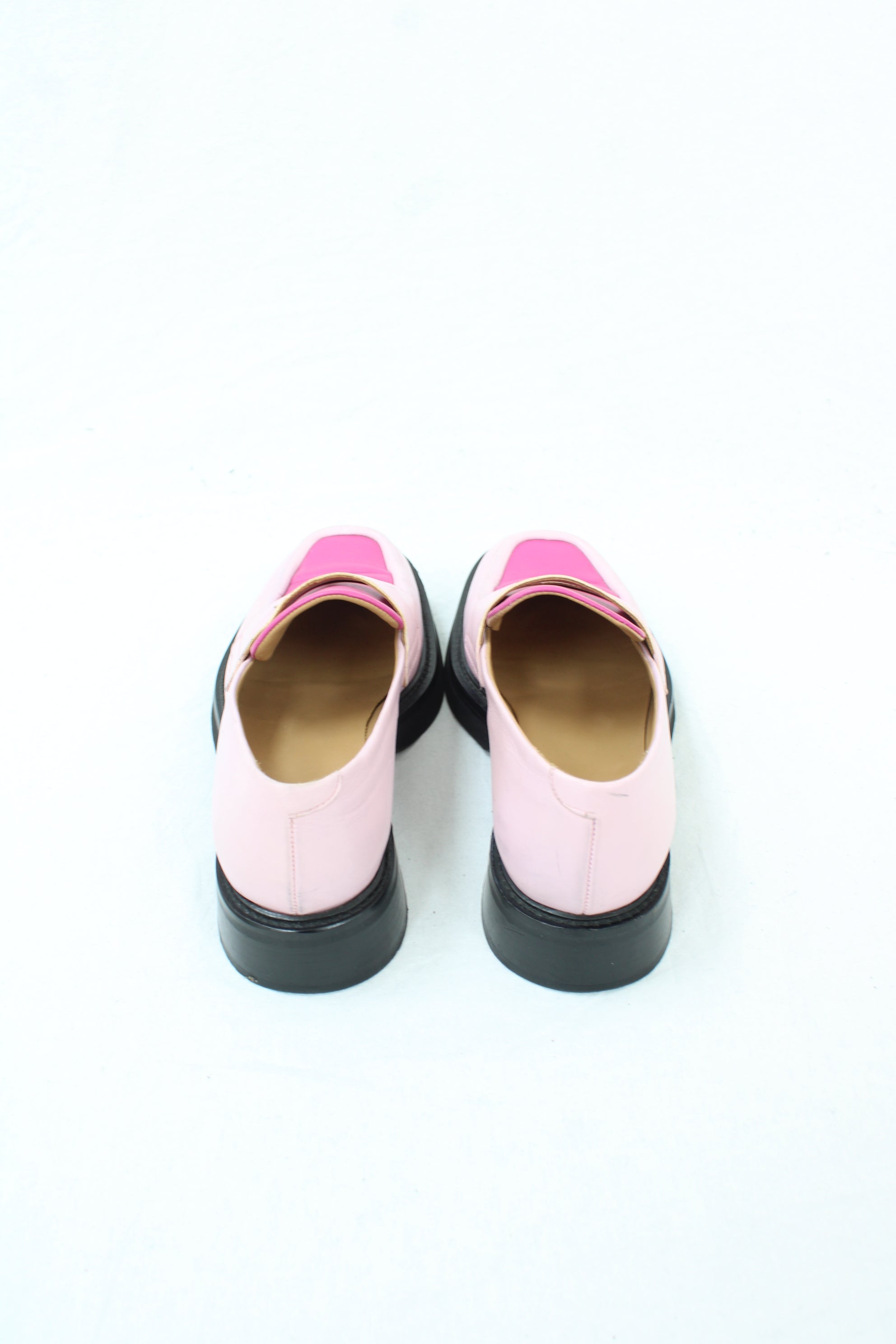 Abigayle - Pink Manzo Loafers