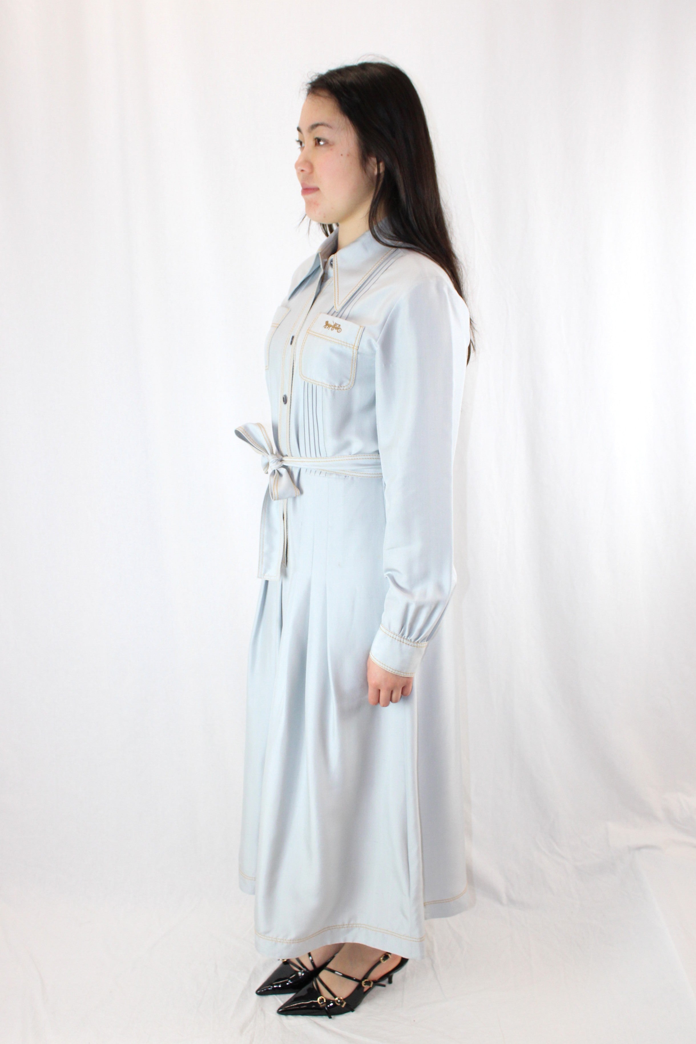 Coach - Button Up Silk Dress
