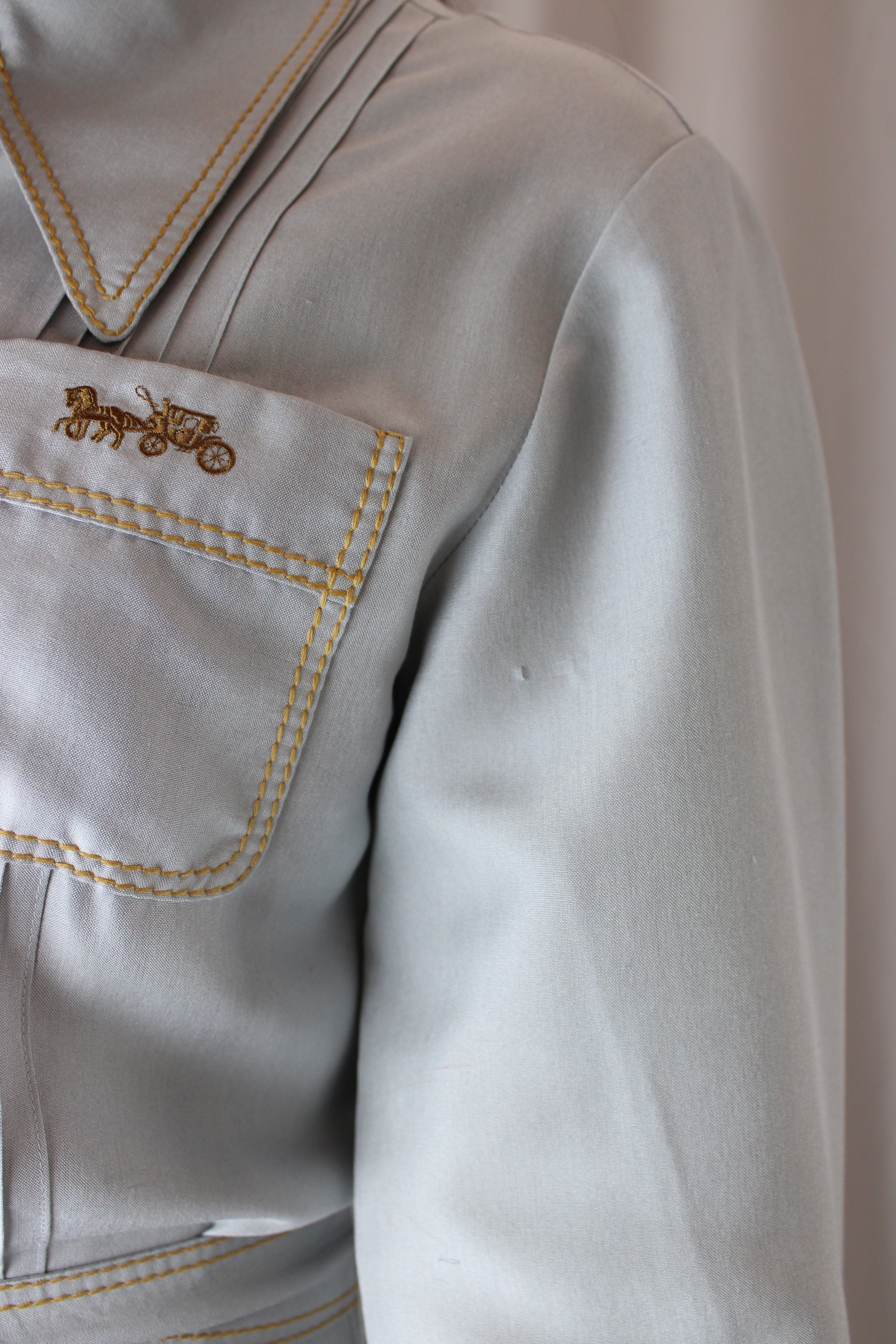 Coach - Button Up Silk Dress