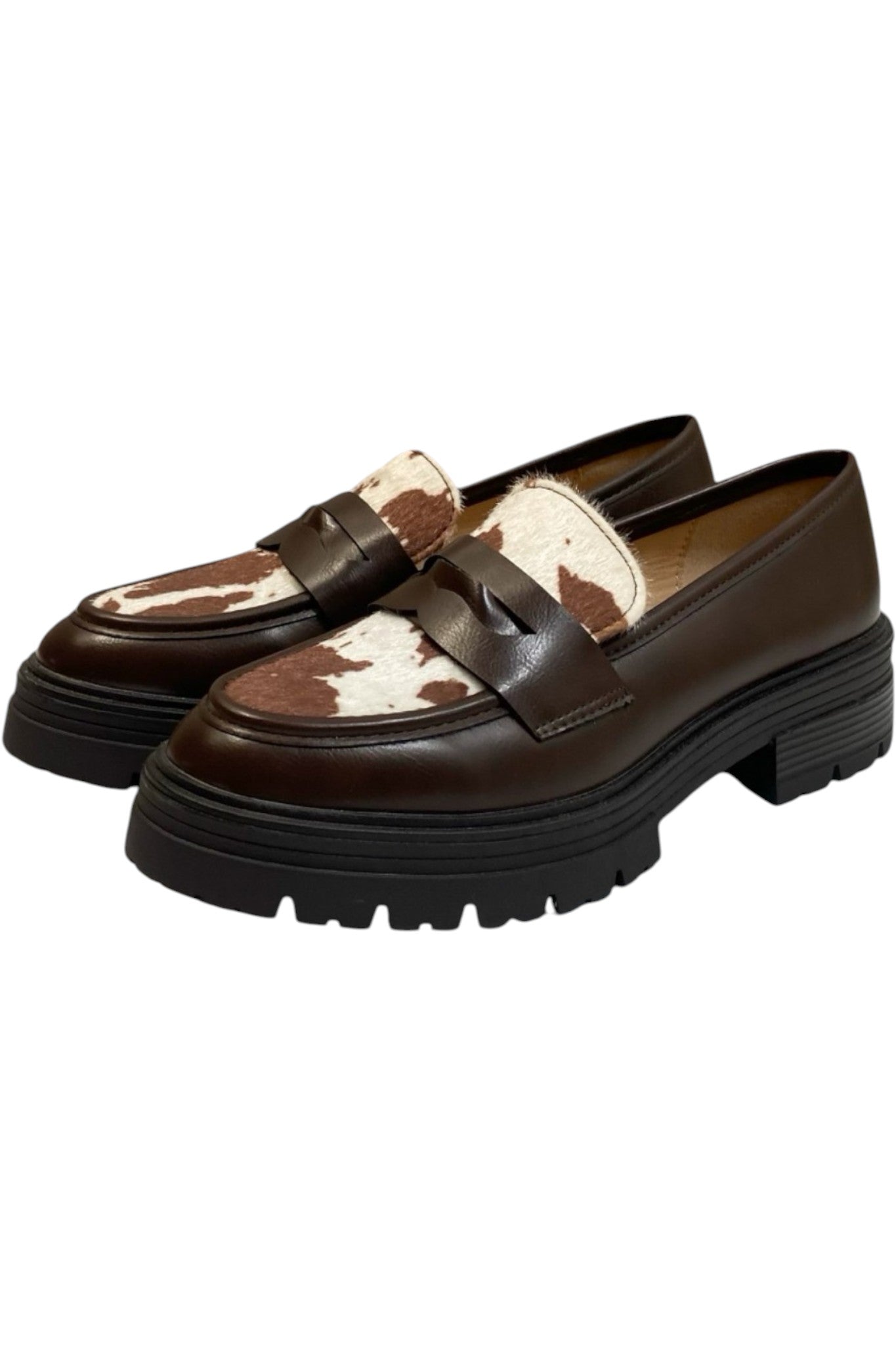 Super Made - Cow Pattern Loafers
