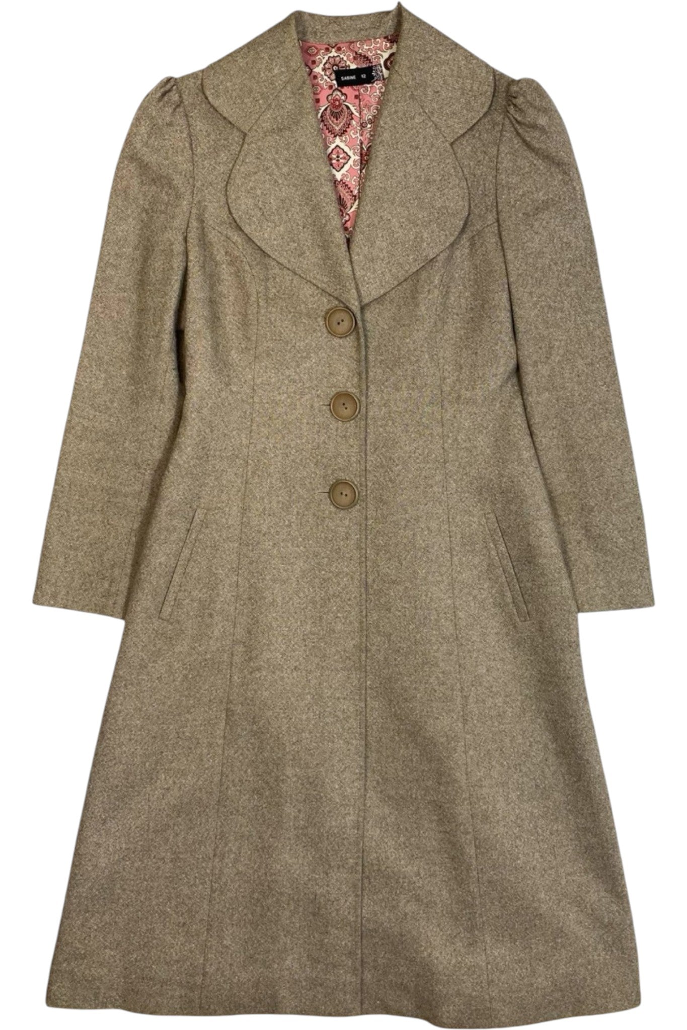 Sabine - Wool Trench Coat