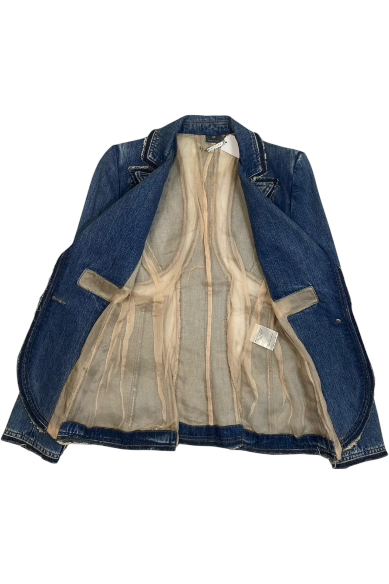 Alexander McQueen - Deliverance 2004 Silk Jean Jacket