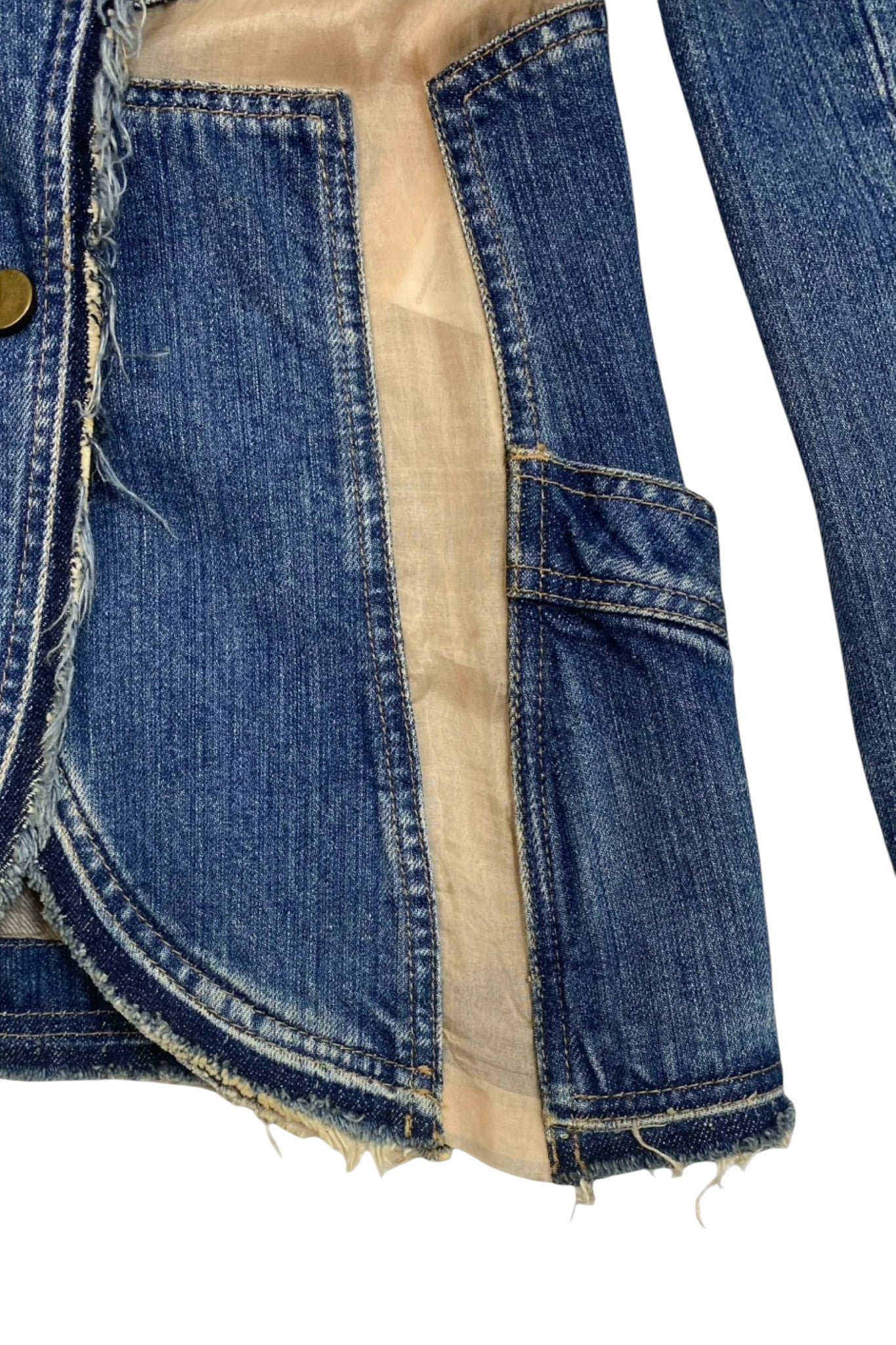 Alexander McQueen - Deliverance 2004 Silk Jean Jacket