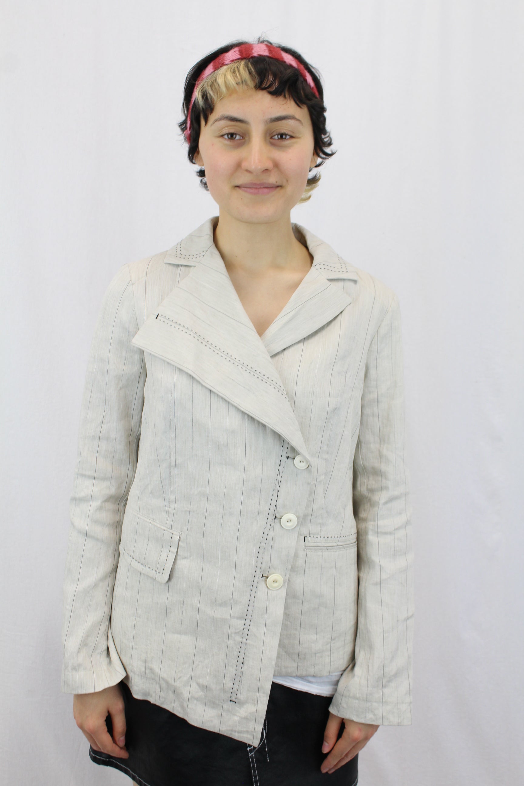 HIGH - Linen Striped Blazer