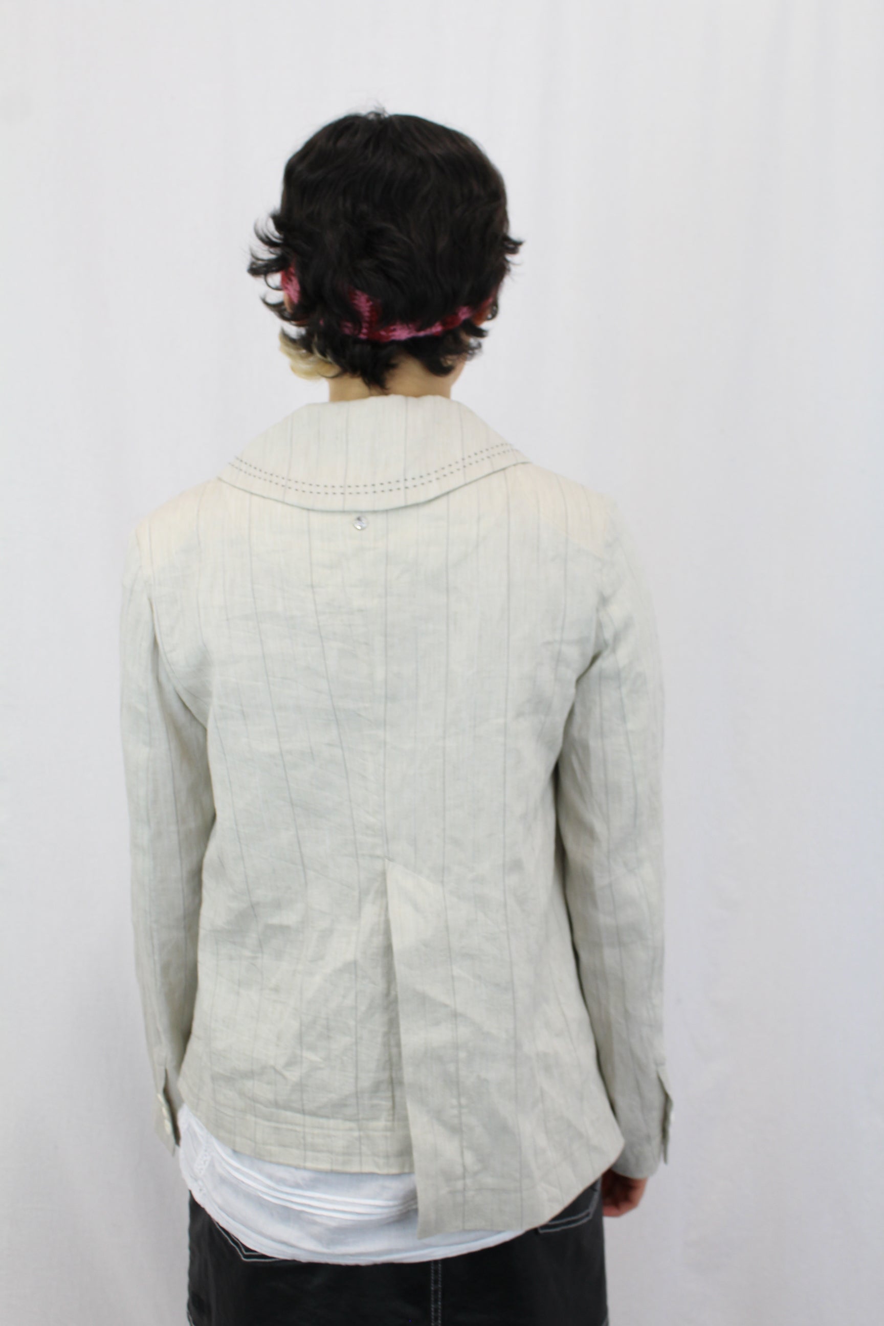HIGH - Linen Striped Blazer