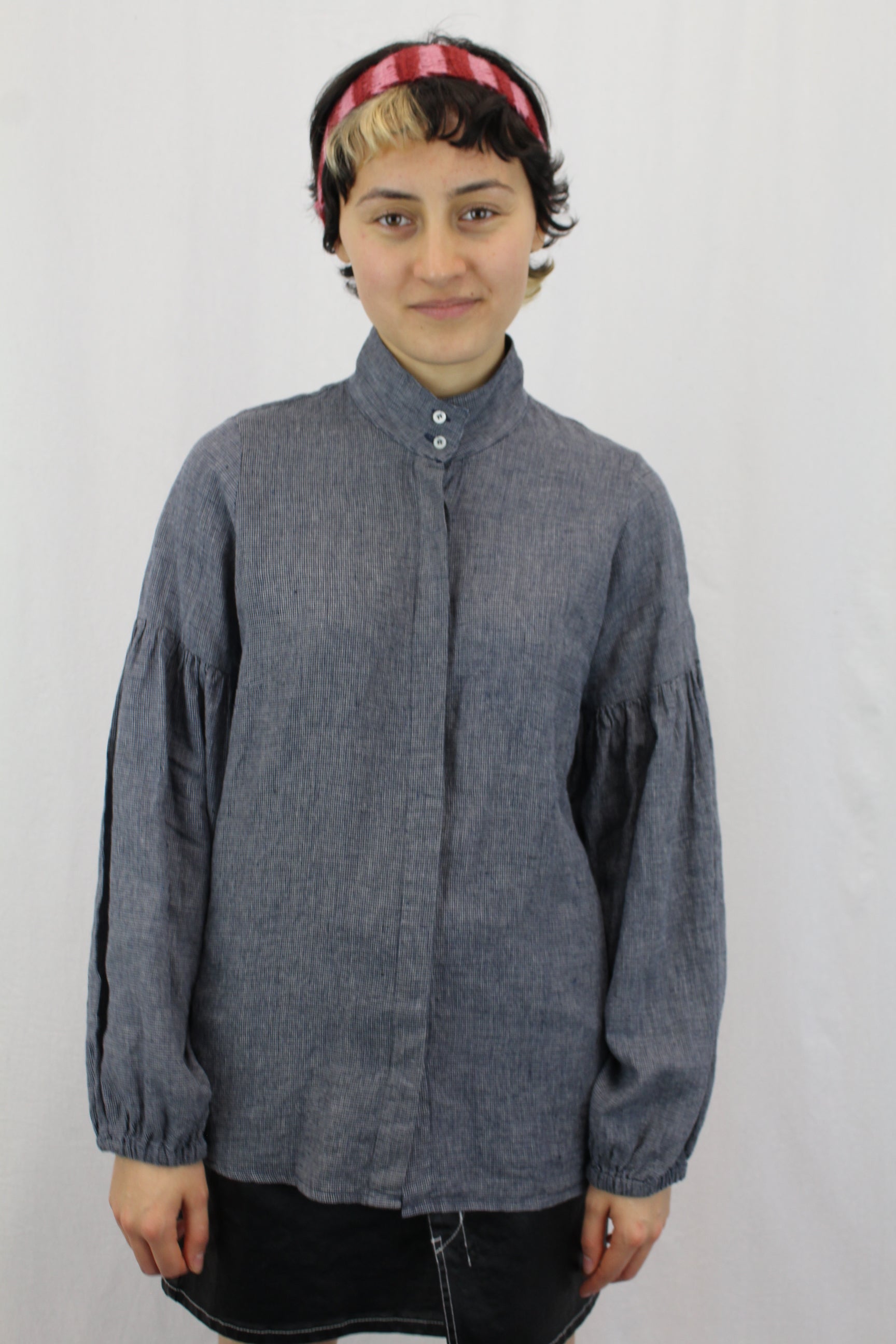 Caroline Sills - Fine Grid Long Sleeve