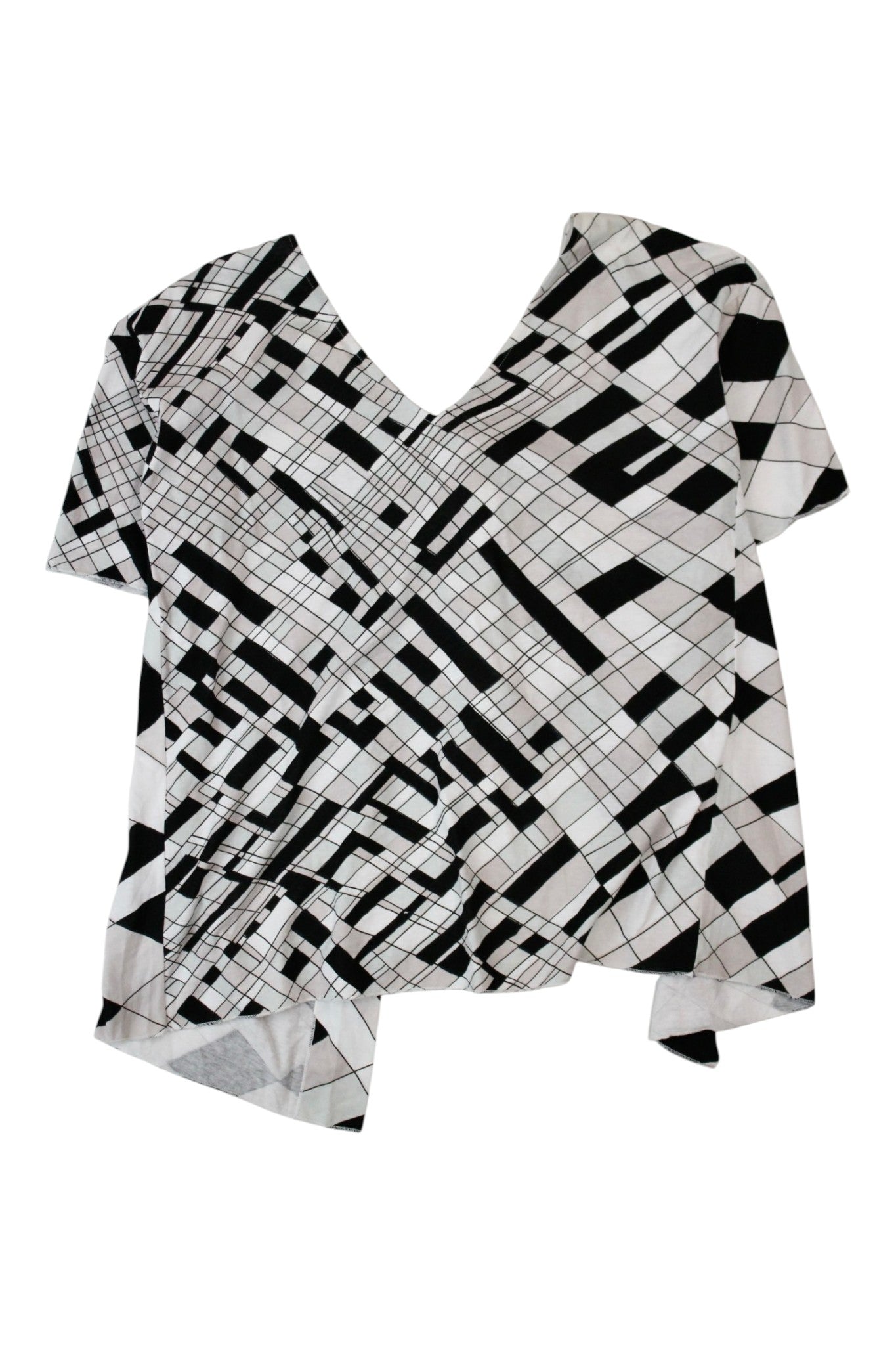 Marni - Split Back Geometric Tee