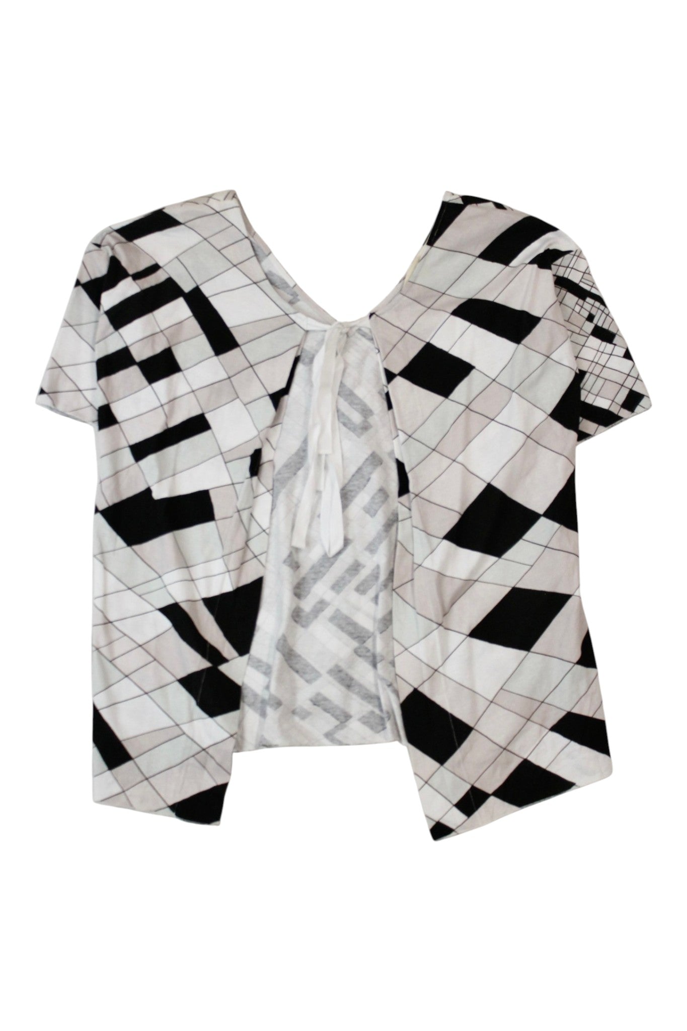 Marni - Split Back Geometric Tee