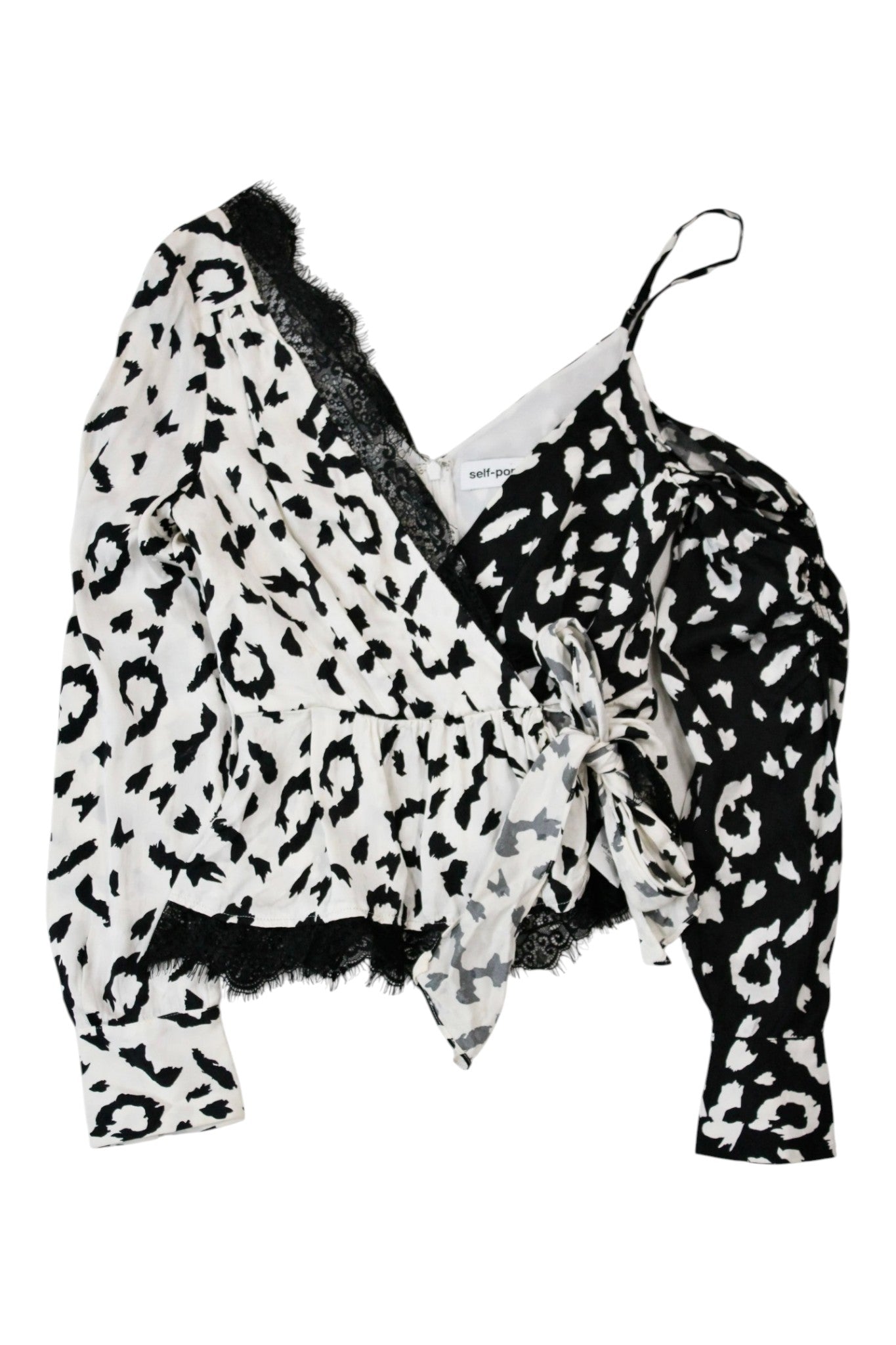 Self Portrait - Asymmetrical Blouse