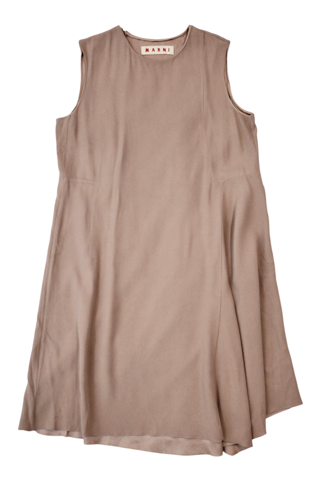 Marni - Reverse Satin Shift Dress