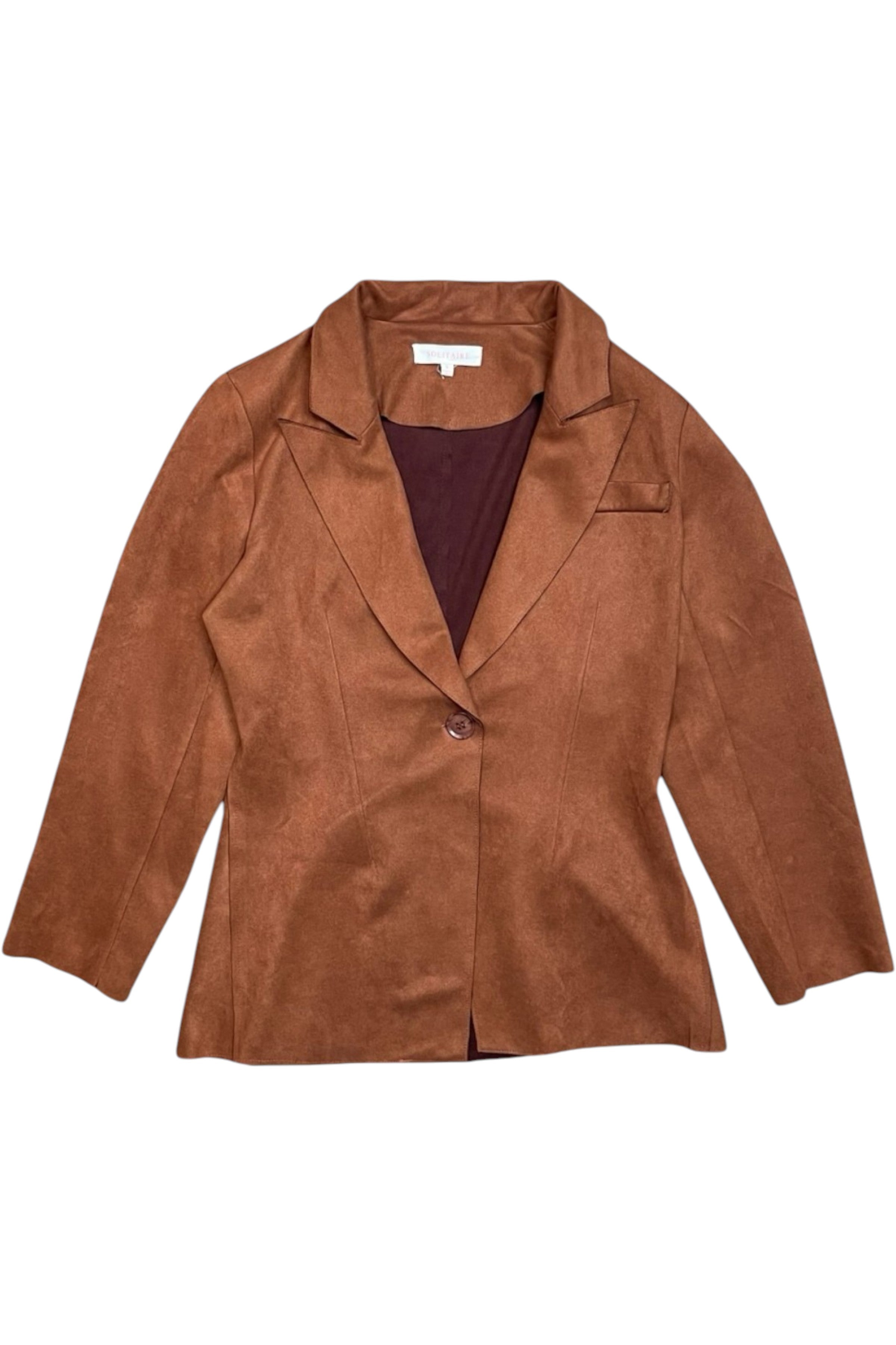 Solitaire - Faux Suede Jacket