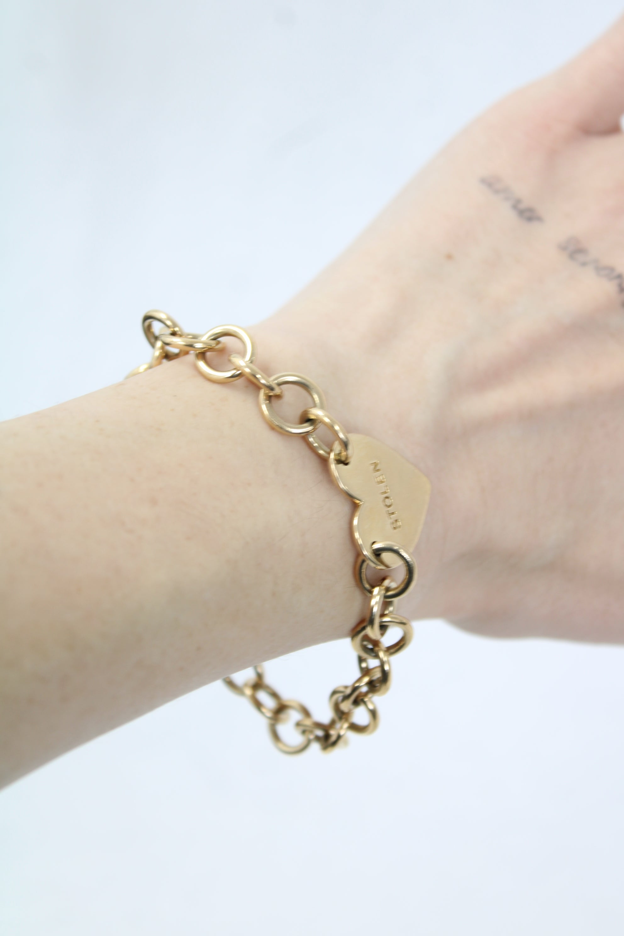 Stolen Girlfriends Club - Gold Plated Heart Chain