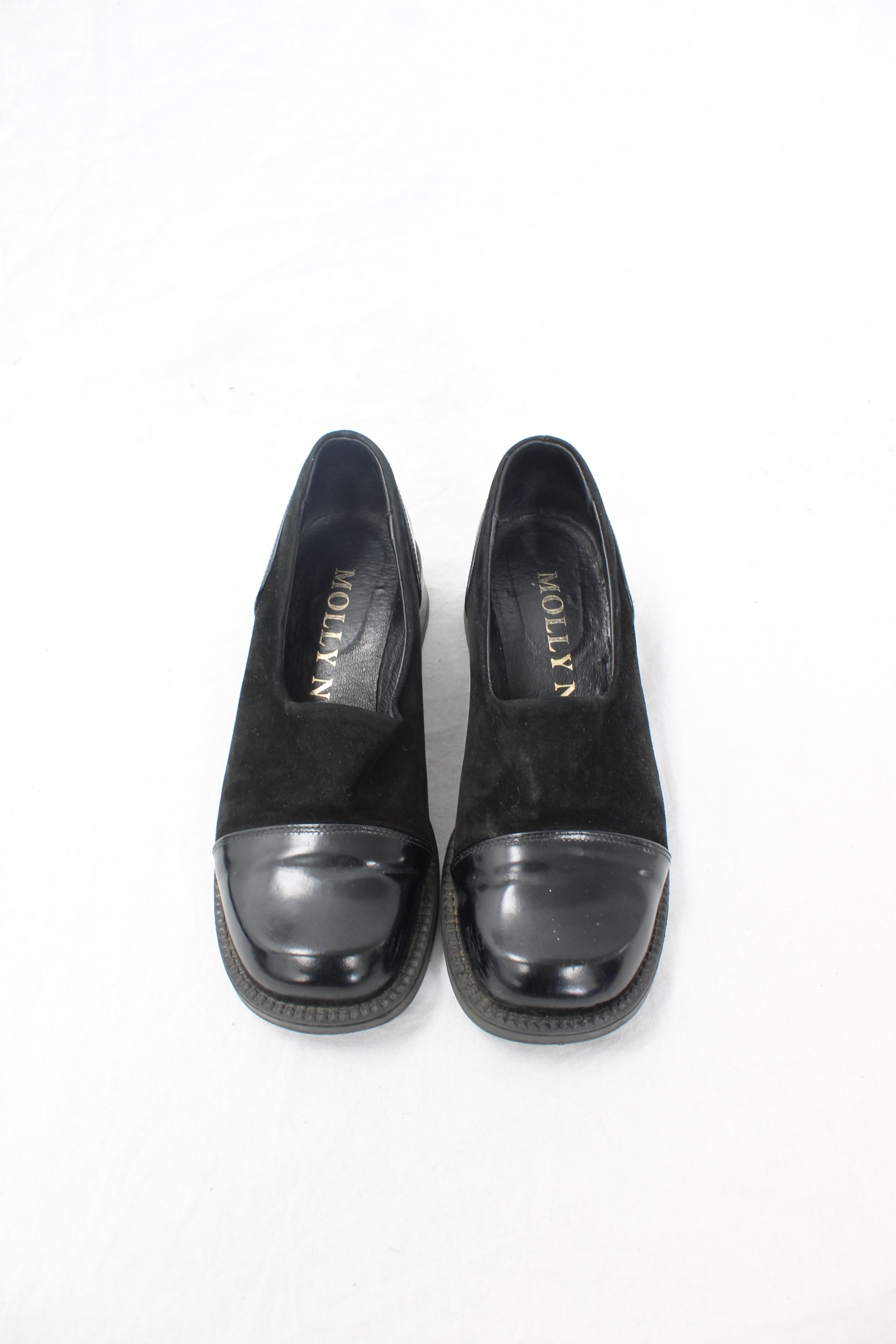 Molly N - Suede Square Toe Shoes