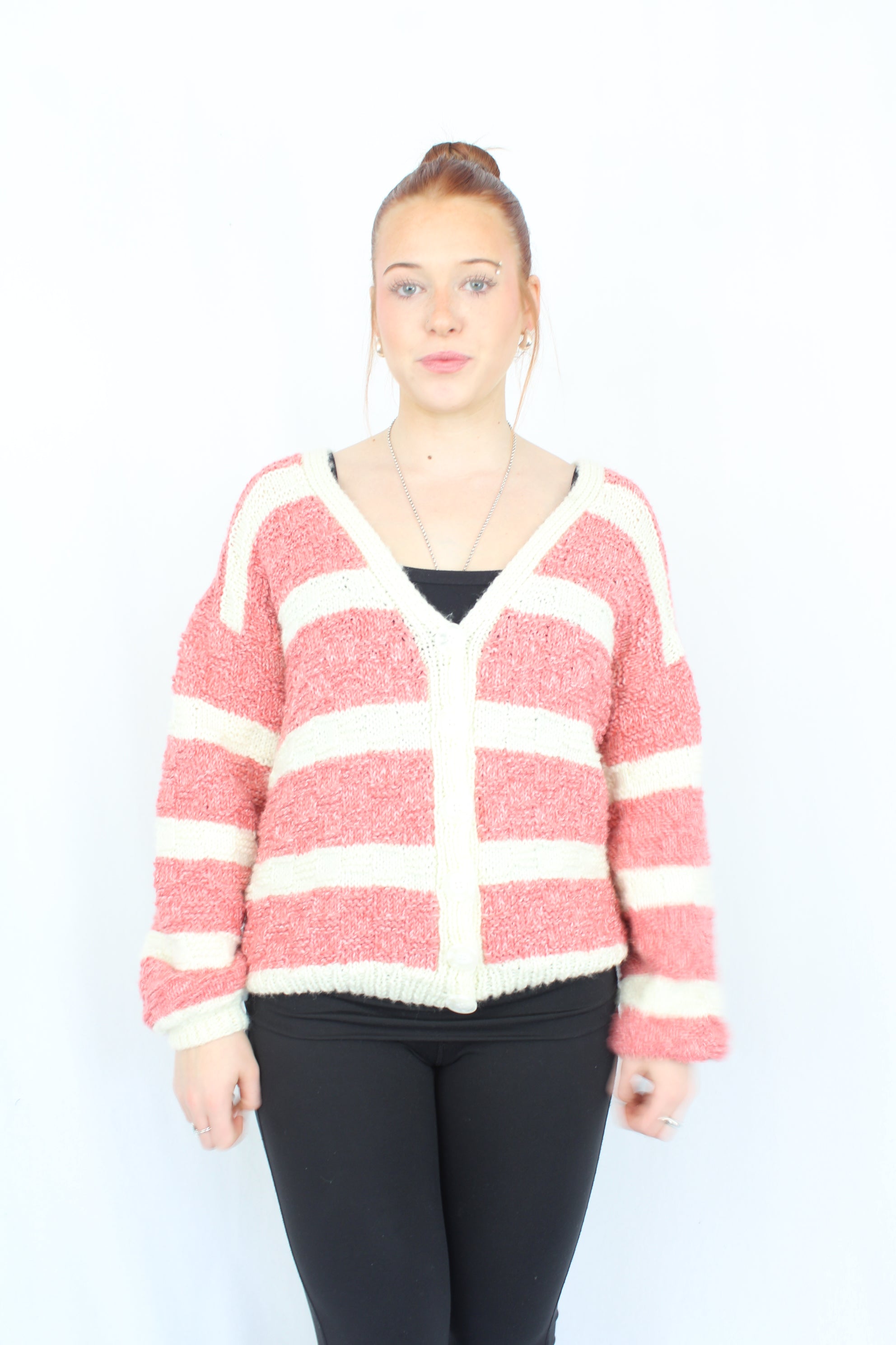 Handmade Striped Cardigan