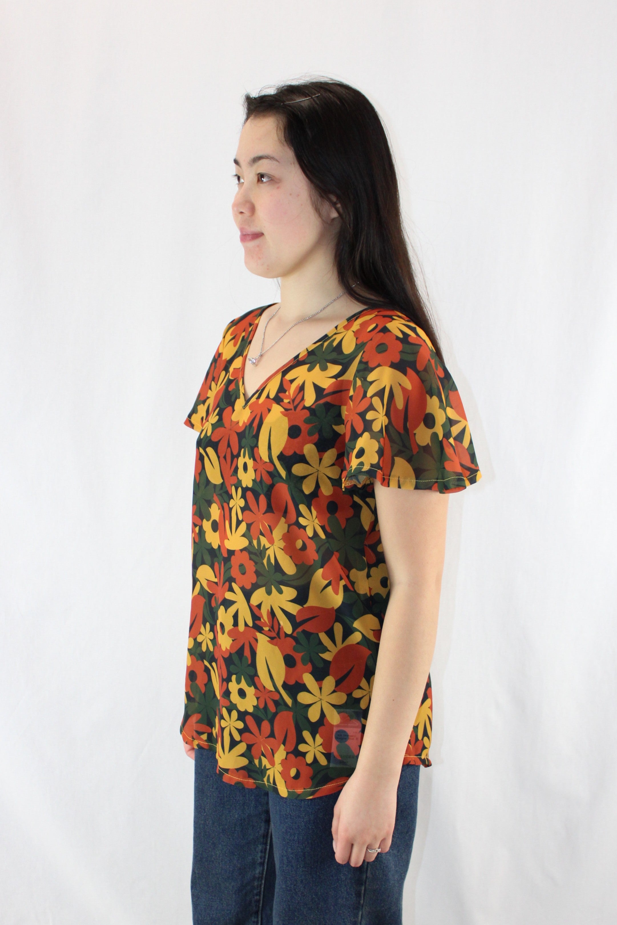 Kilt - Floral Blouse