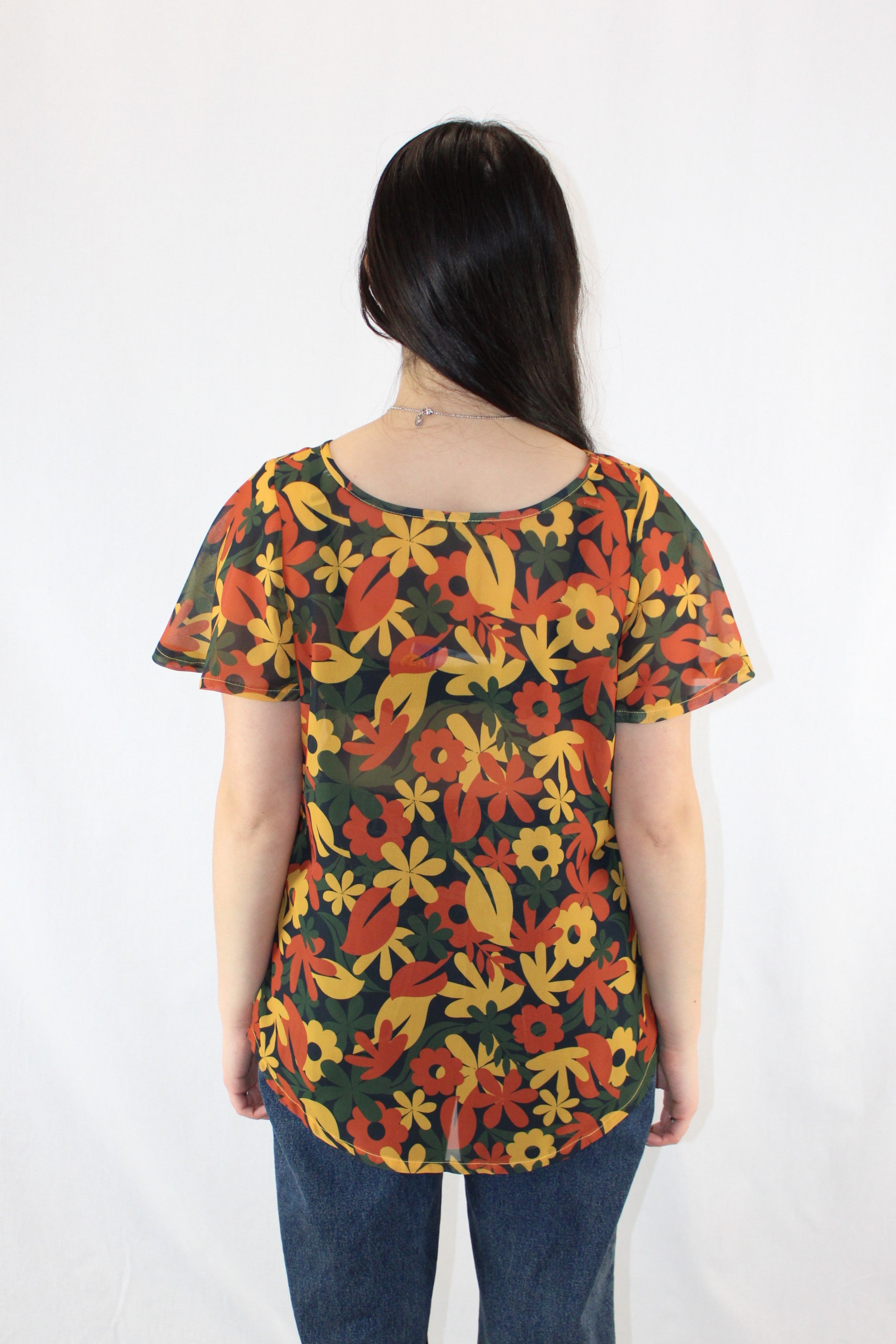 Kilt - Floral Blouse