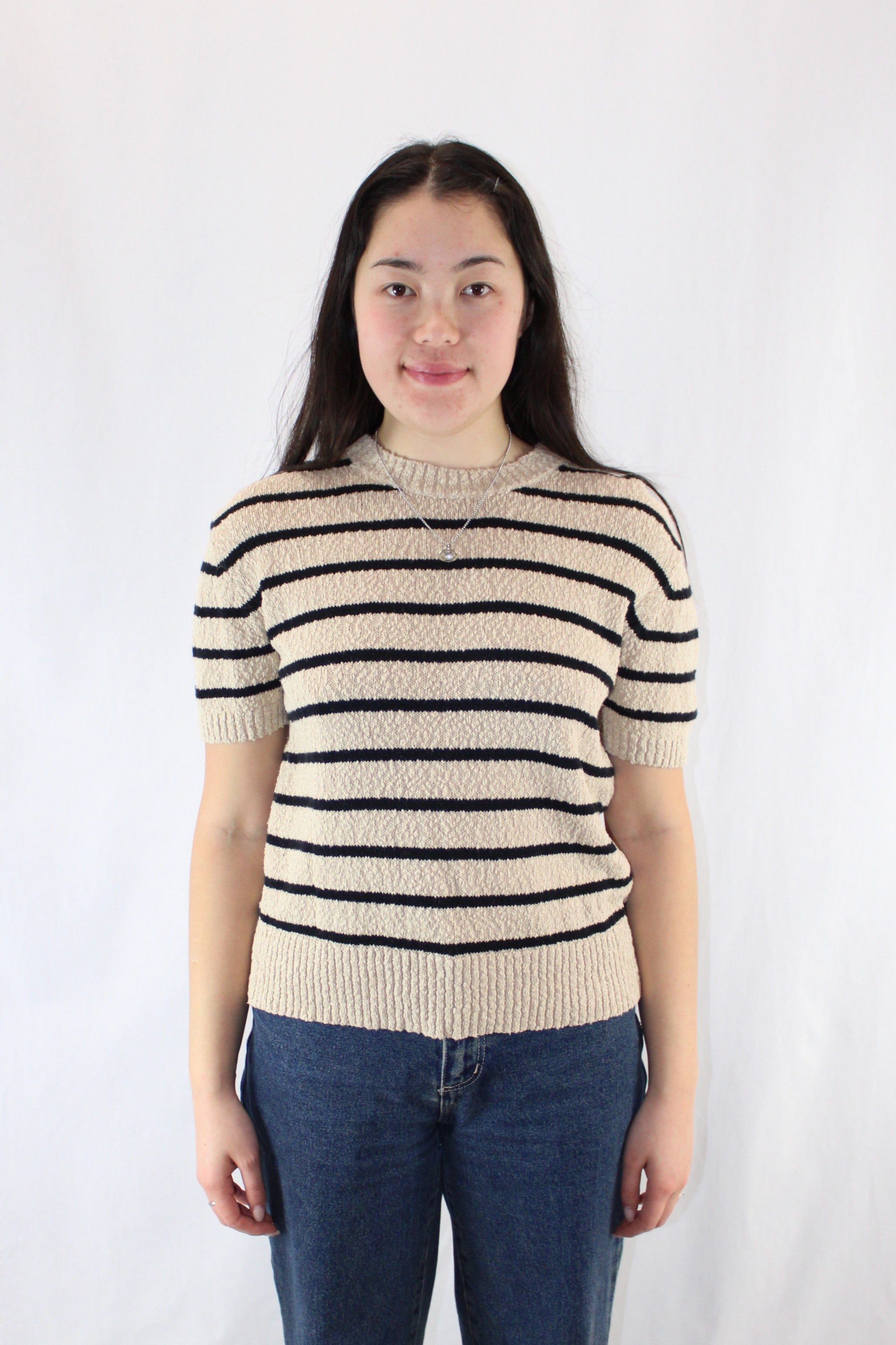 Maxted - Striped Knit Top