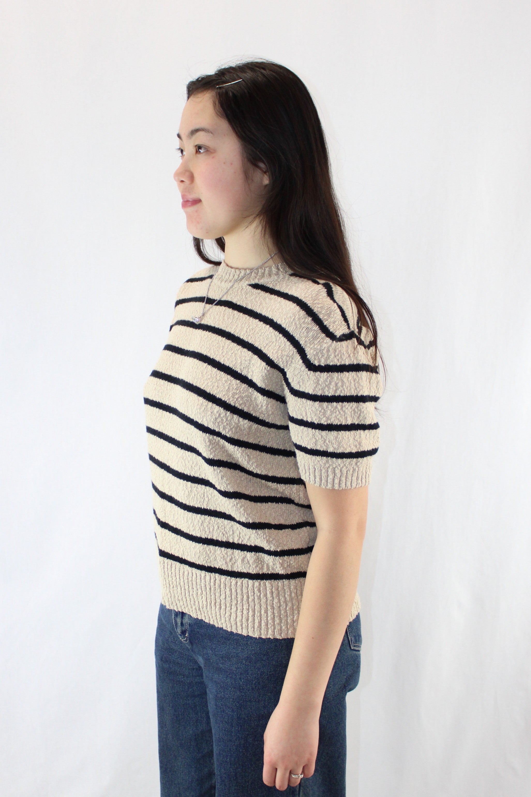 Maxted - Striped Knit Top
