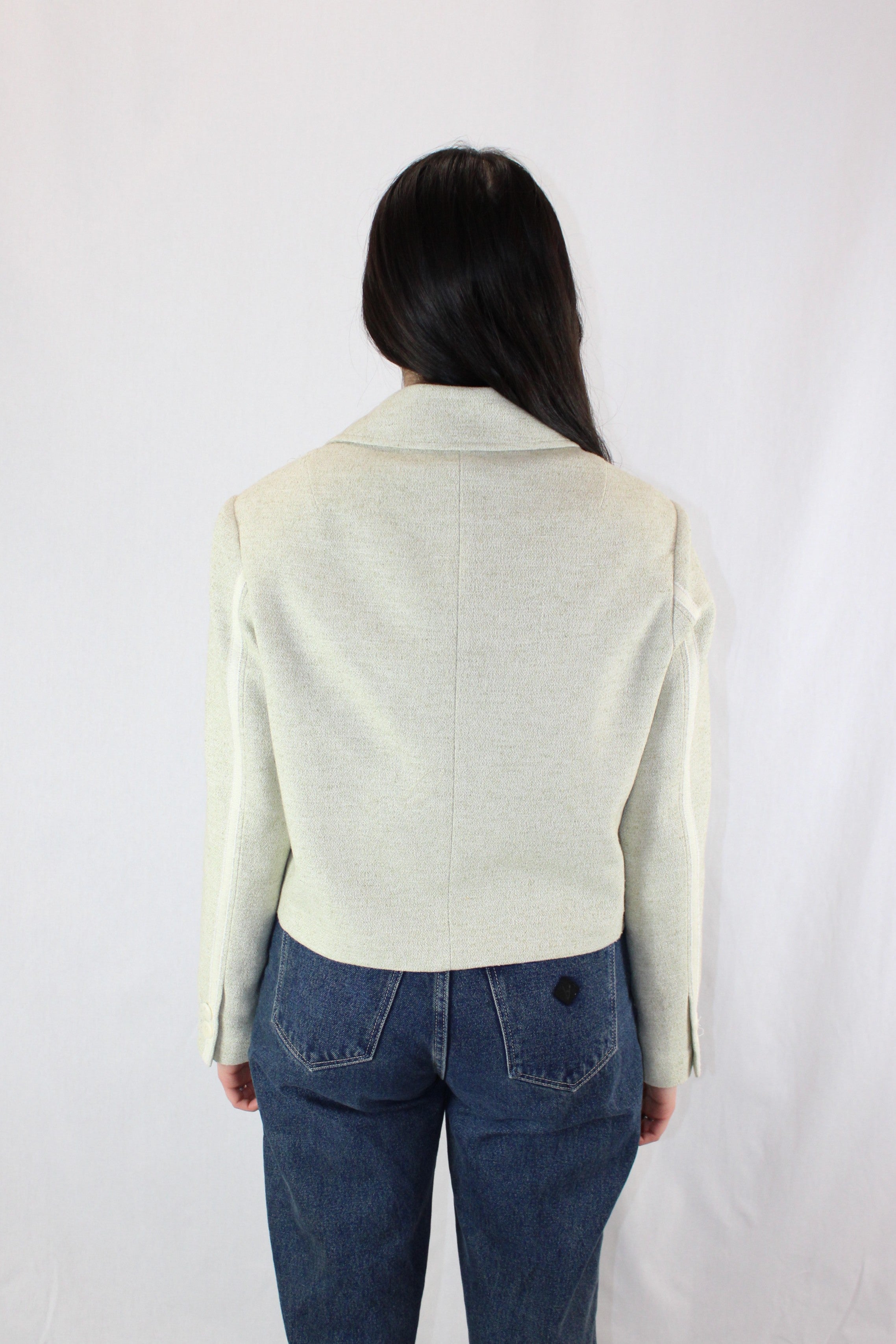 Noirer - Tweed Cropped Jacket