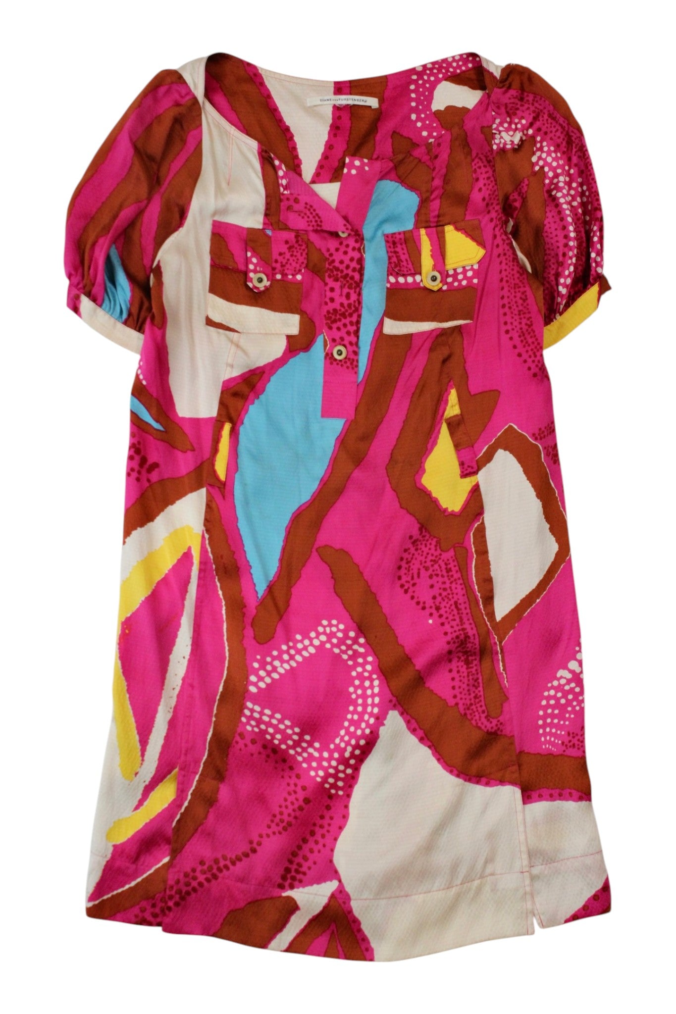 Diane von Furstenberg - Patterned Shift Dress