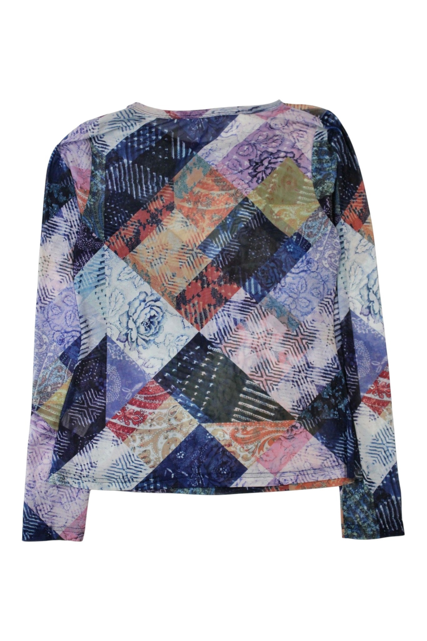 RUBY - Patterned Mesh Top