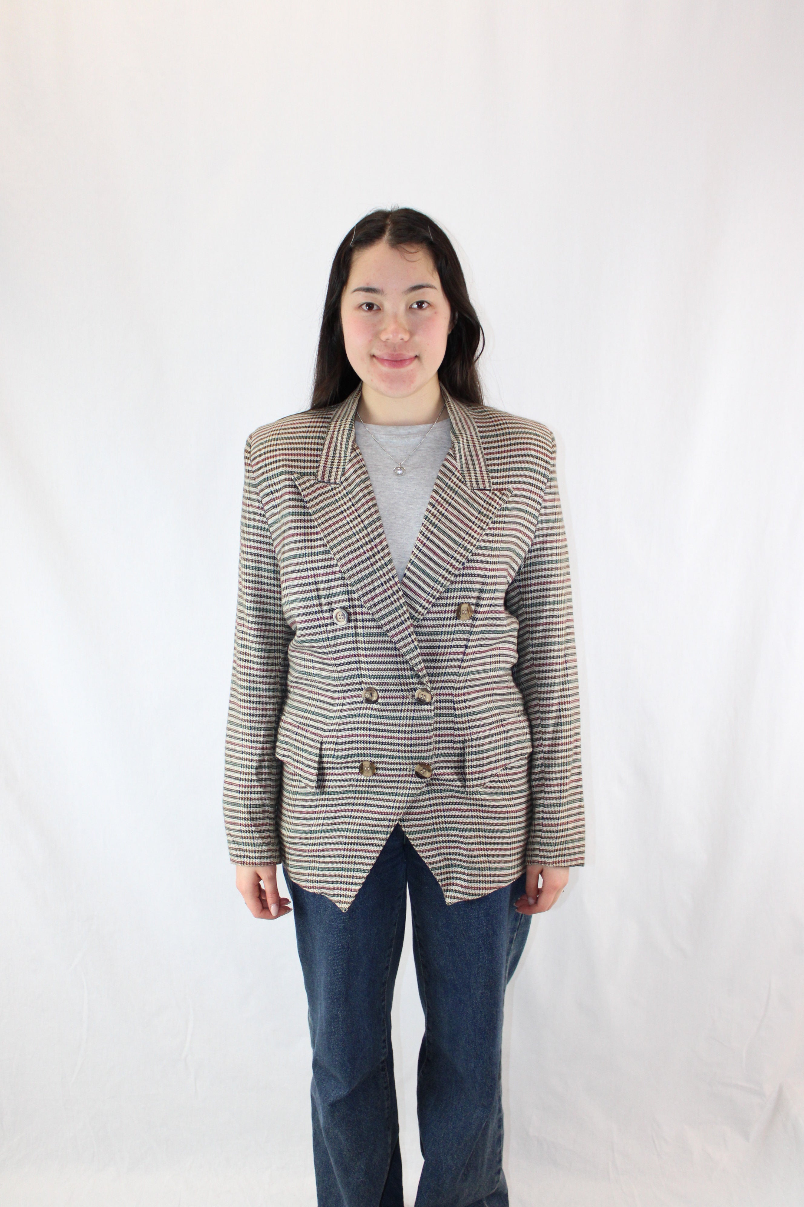 Adele Palmer - Plaid Blazer