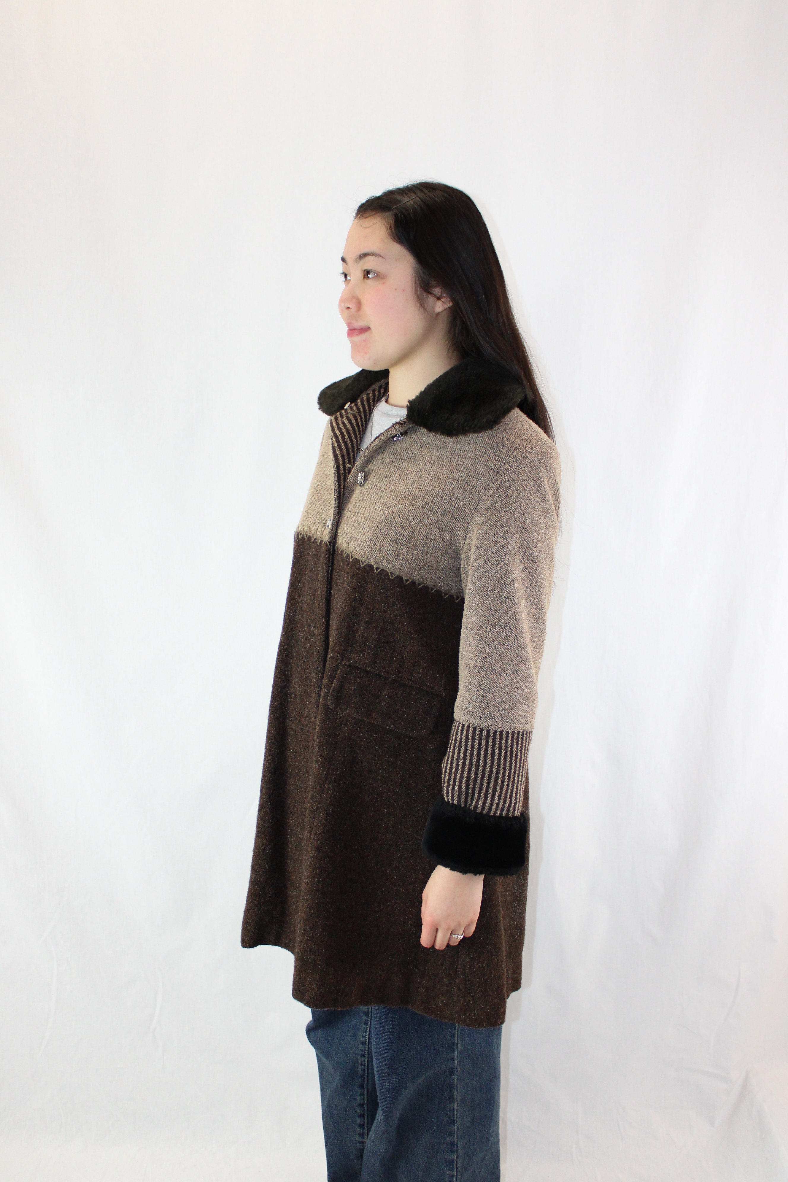 Pierre Cardin - Two-Toned Coat