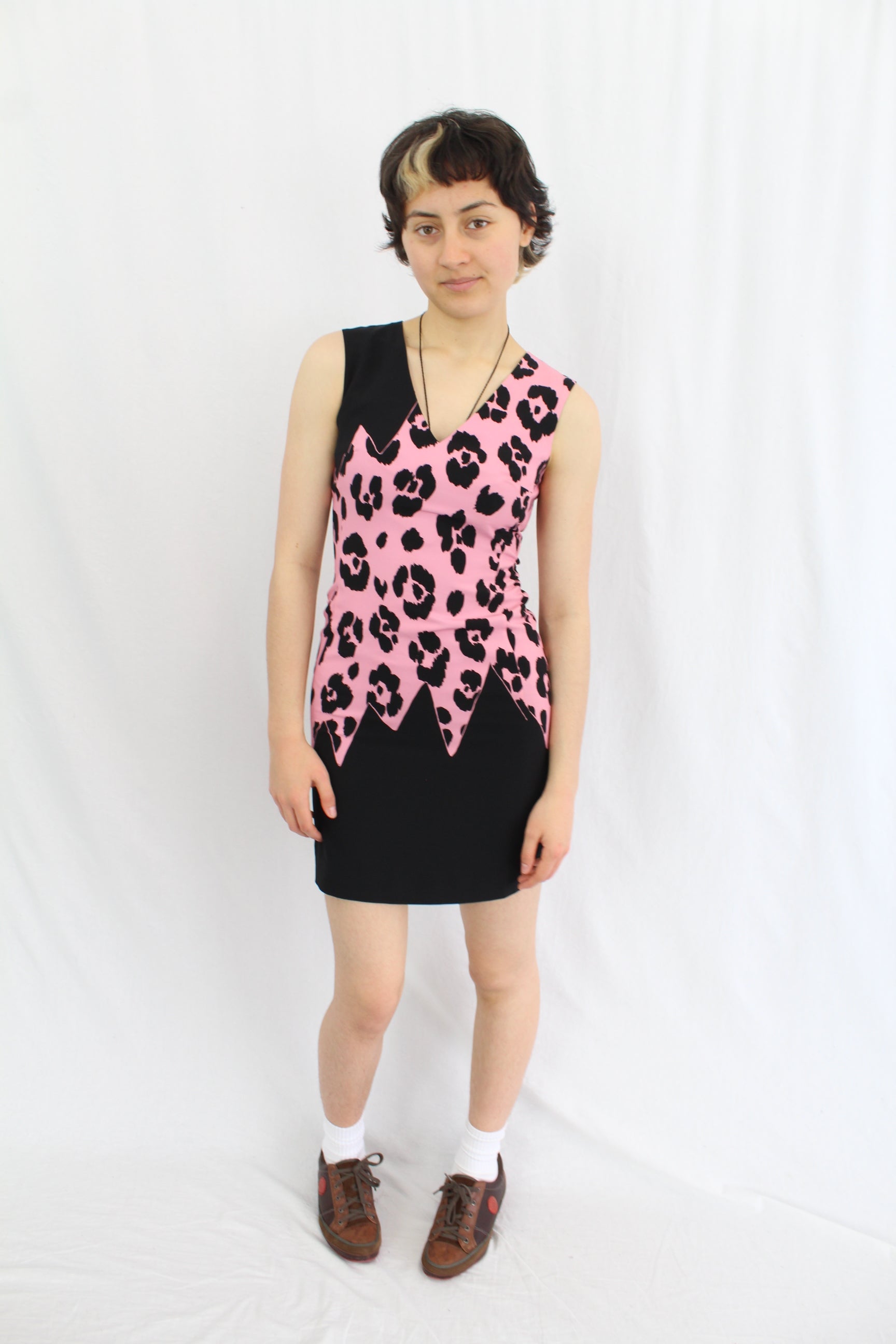 MOSCHINO CHEAPANDCHIC - Cheetah Mini Dress