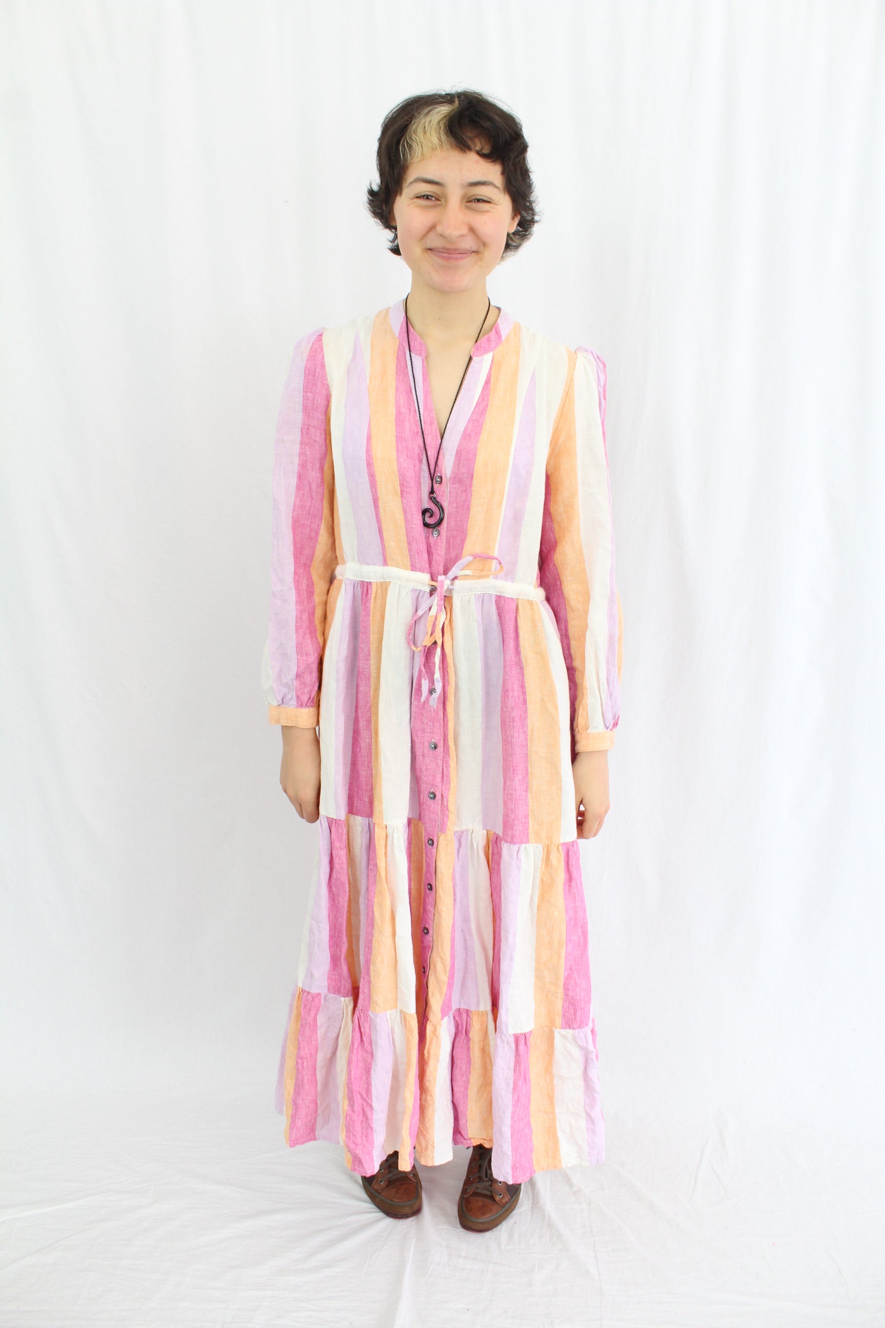 Society Of Wanderers - Linen Maxi Dress