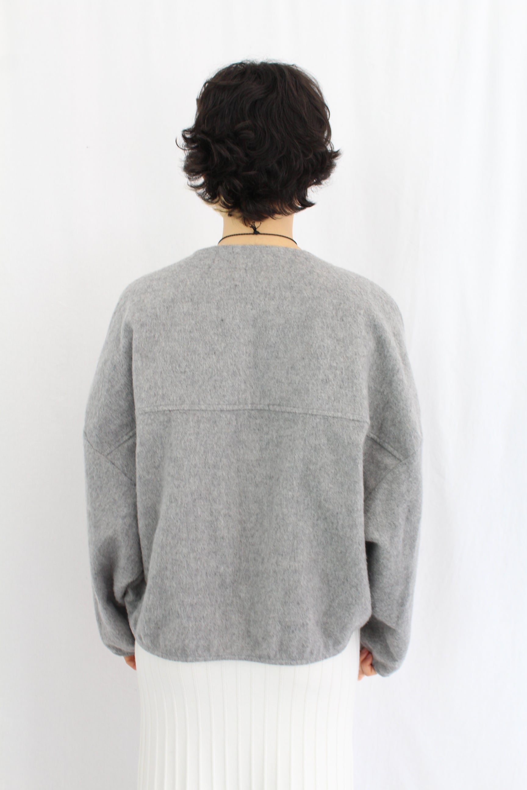 Ricochet - Oversized Wool Button Up
