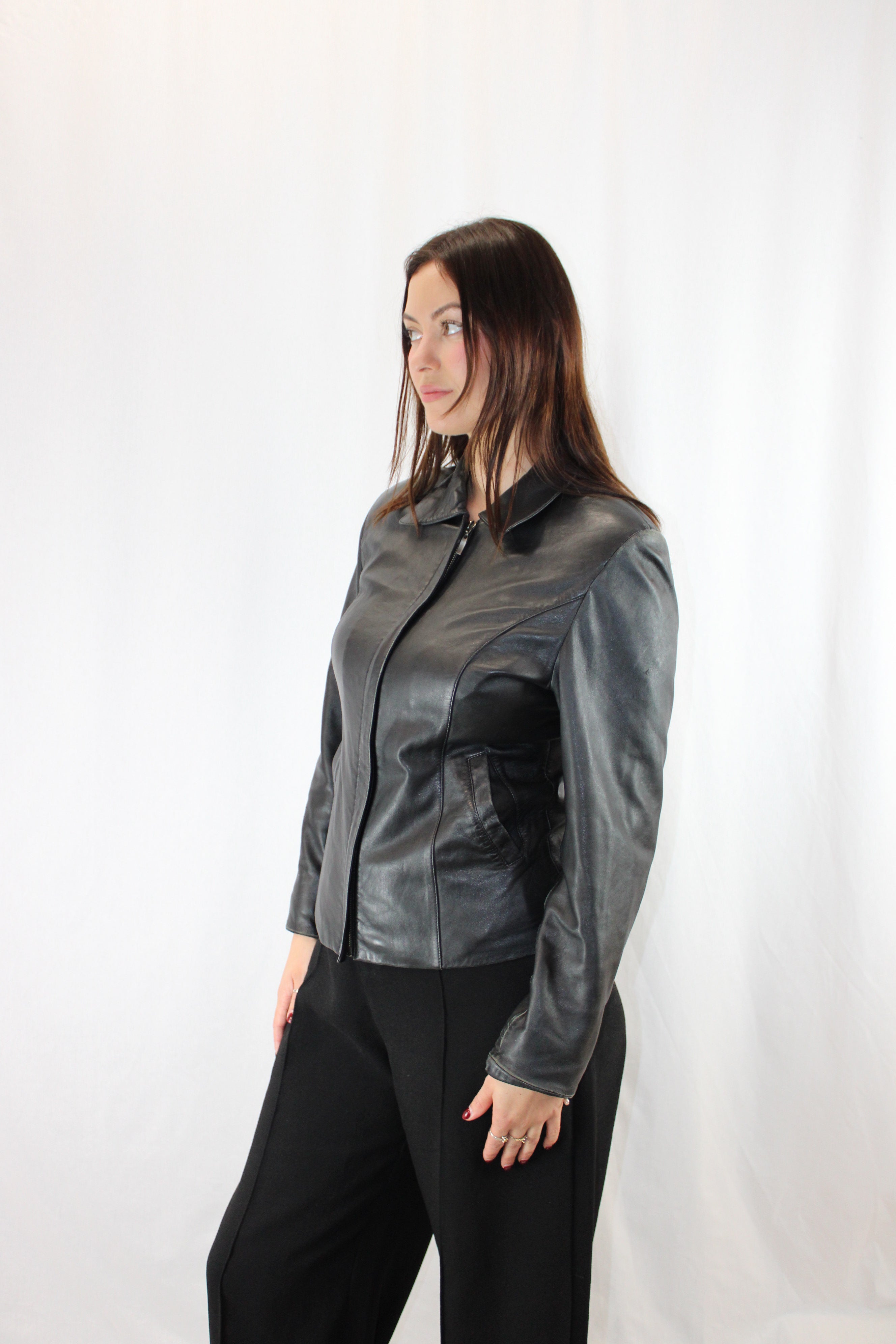 Futian - Vintage Tailored Leather Jacket