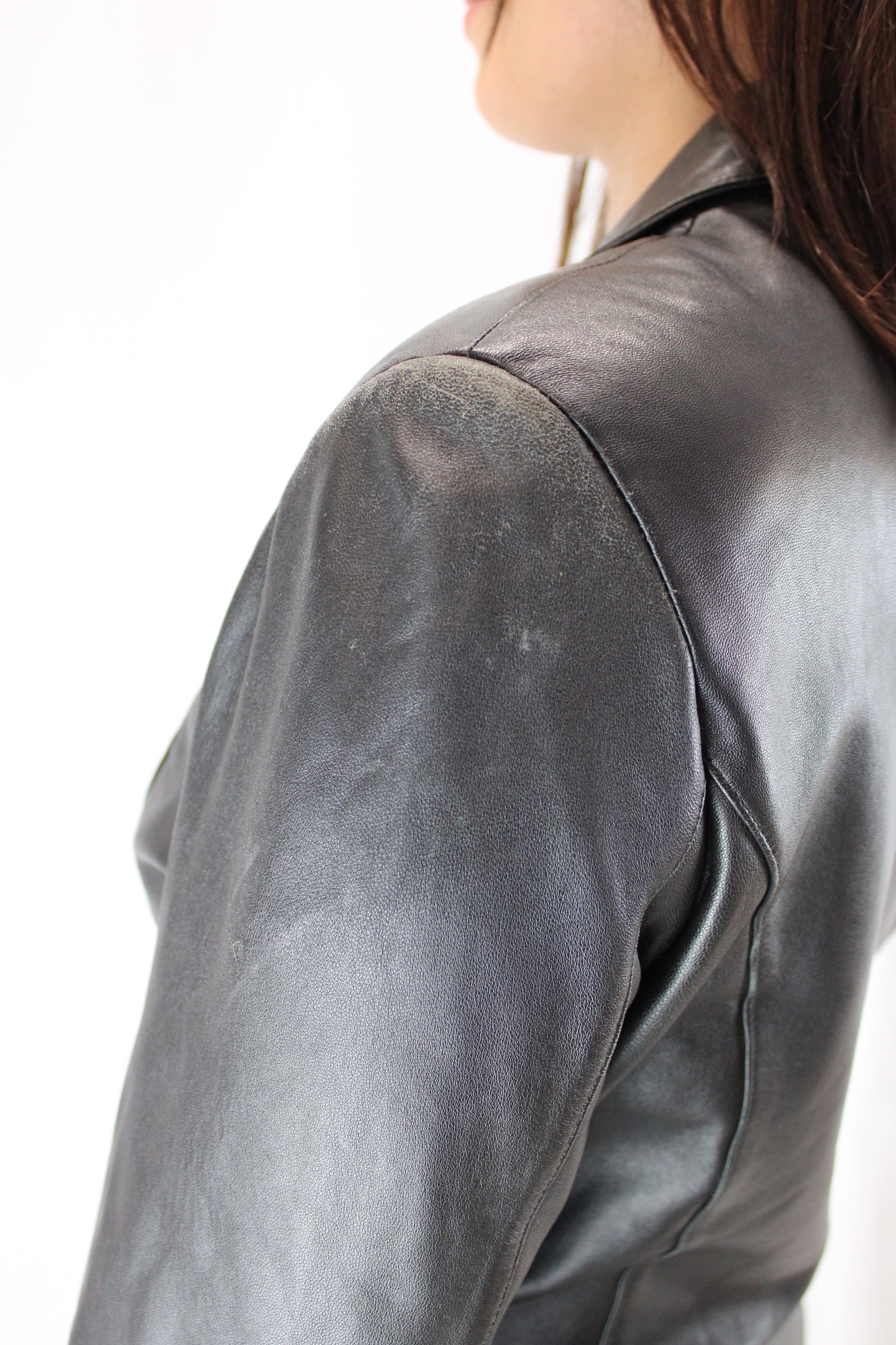 Futian - Vintage Tailored Leather Jacket