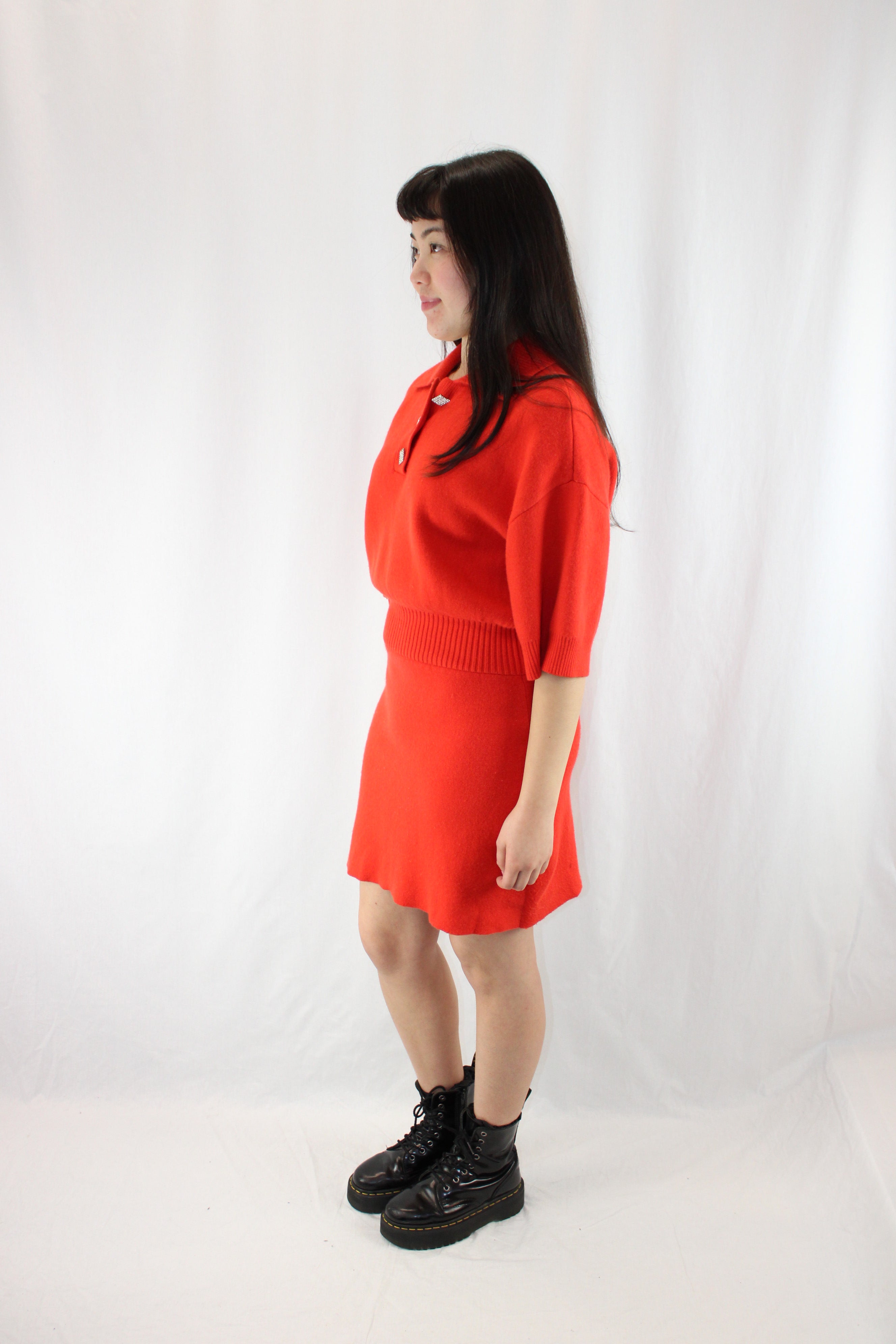 Sandro - Knitted Polo Dress