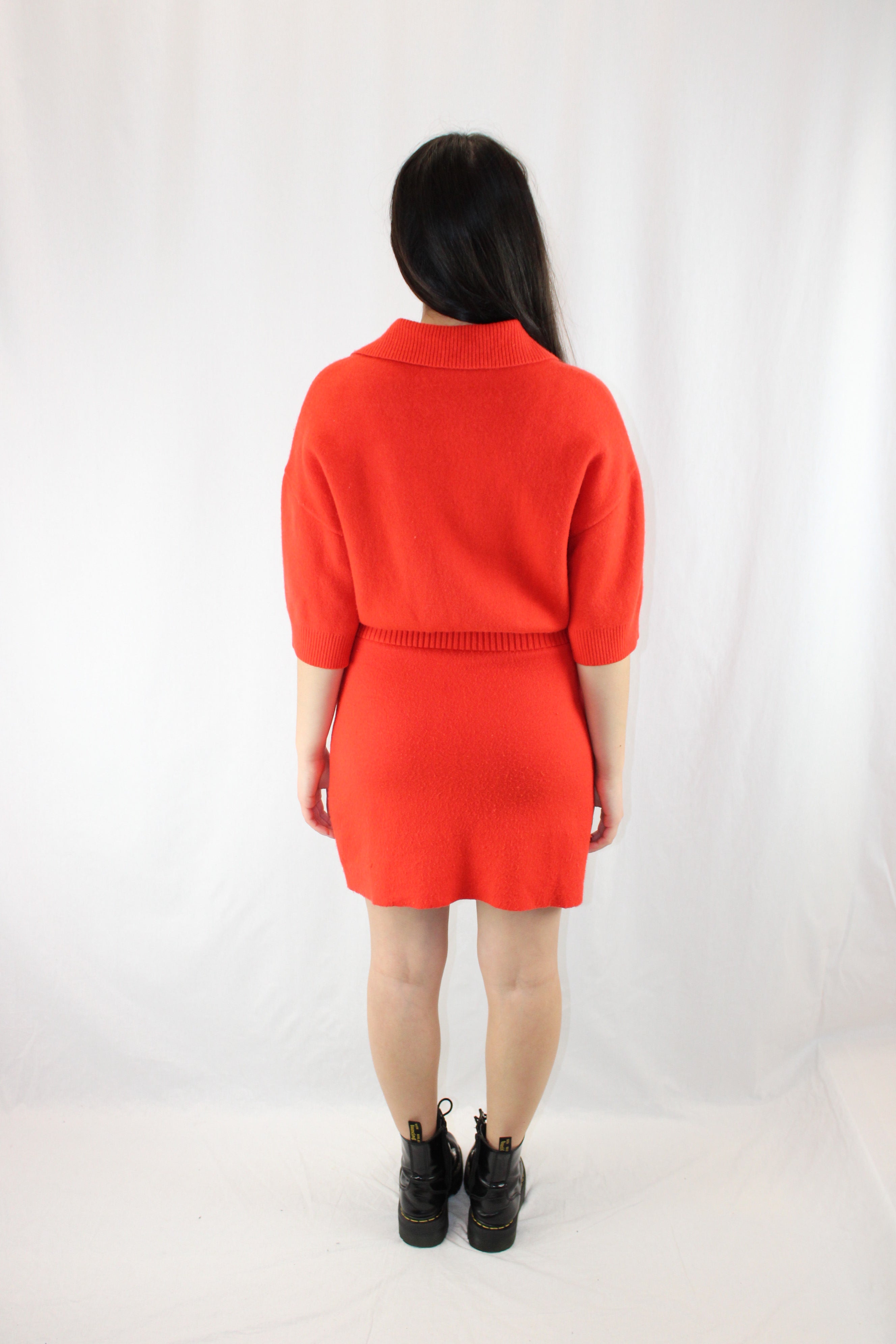 Sandro - Knitted Polo Dress