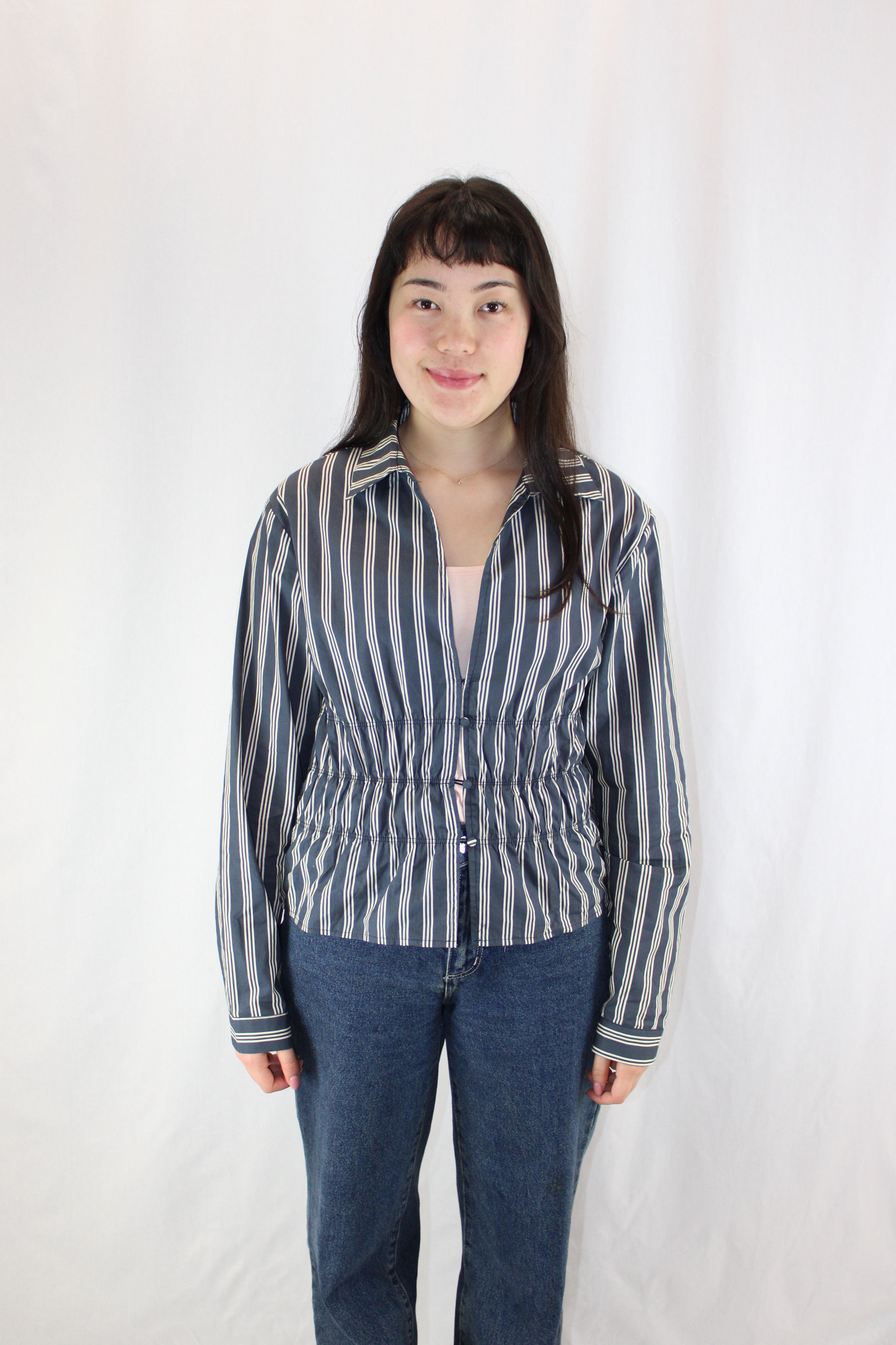 Subtitled - Monty Gathered Long Sleeve Shirt