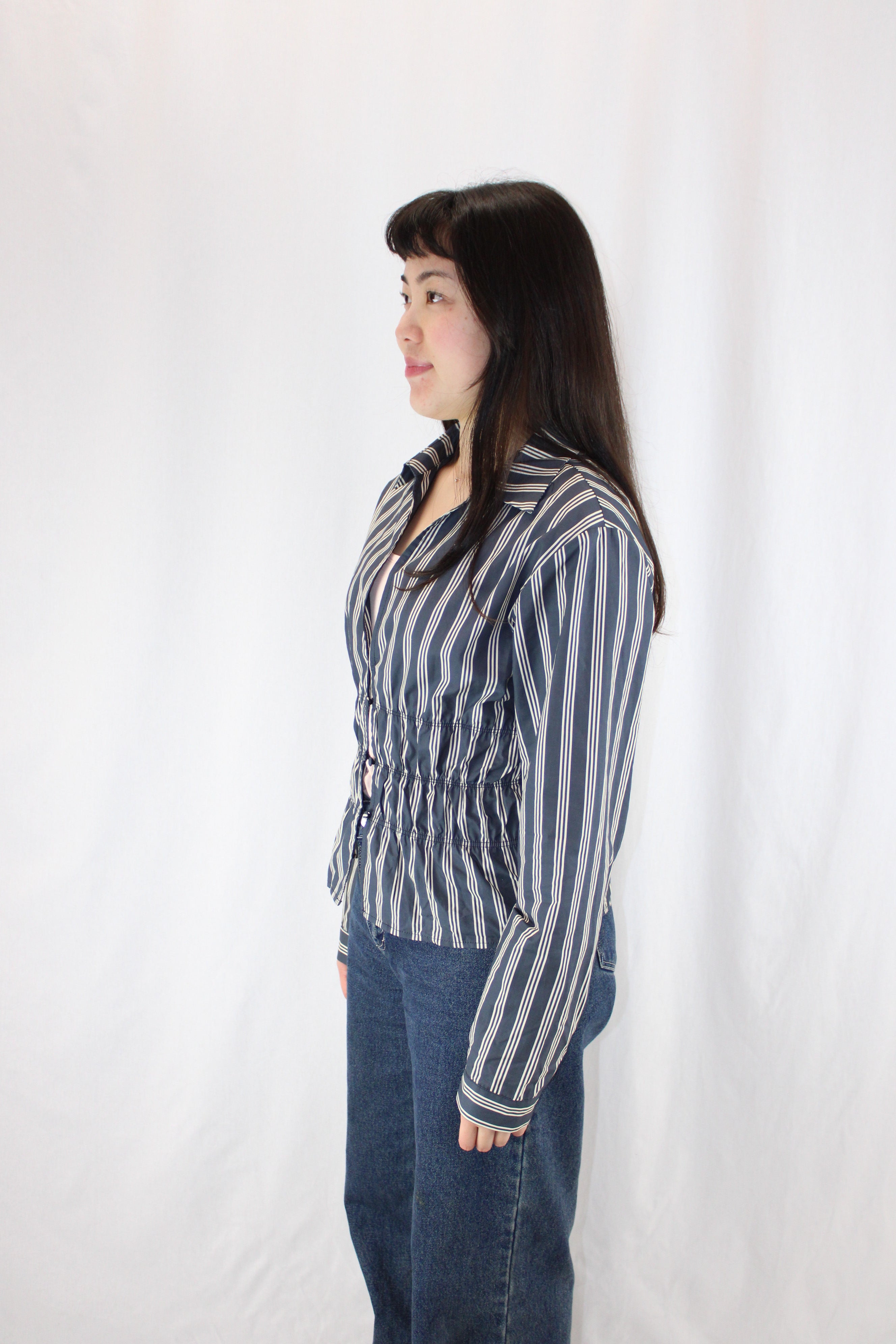 Subtitled - Monty Gathered Long Sleeve Shirt