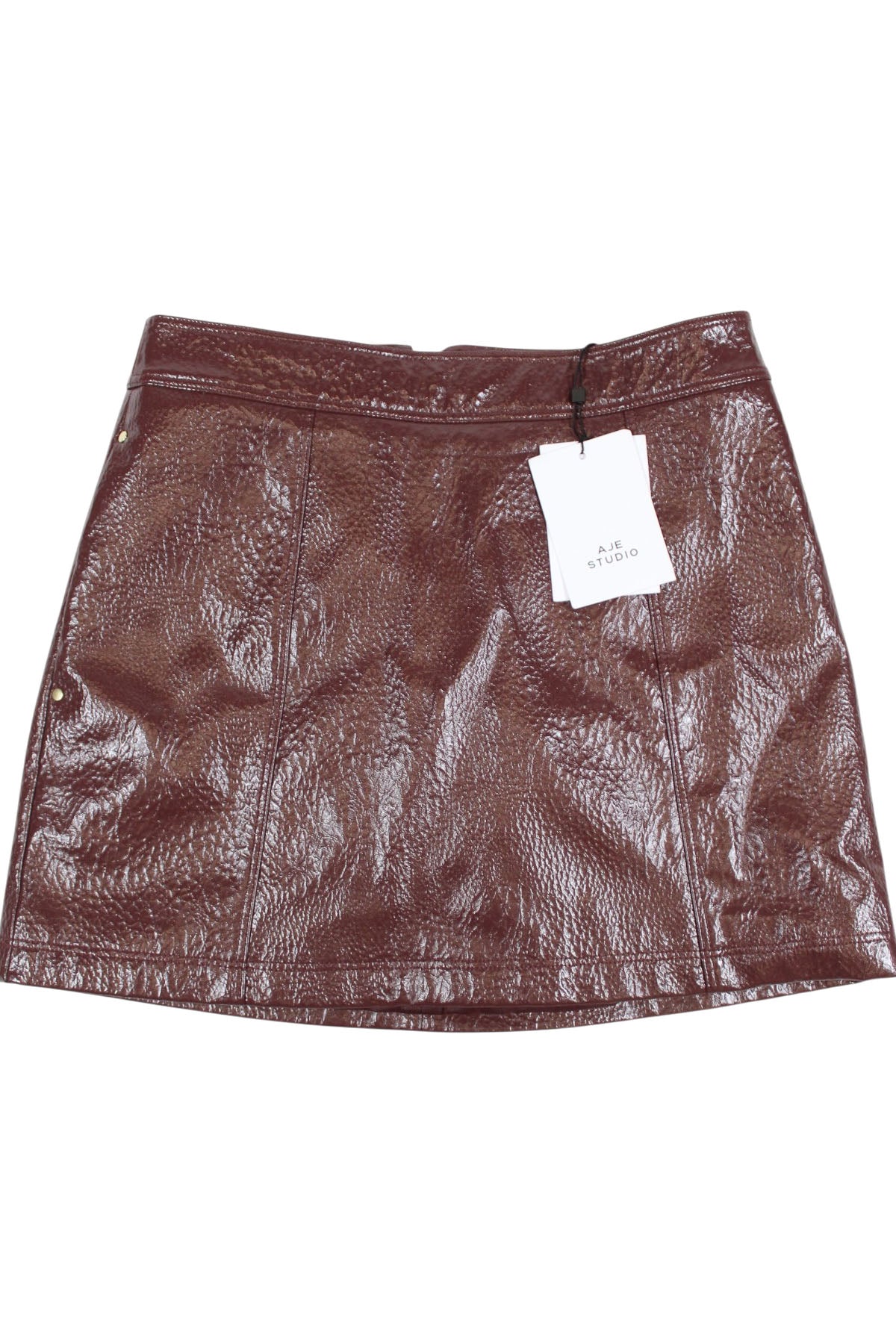 Aje Studio - Vinyl Mini Skirt