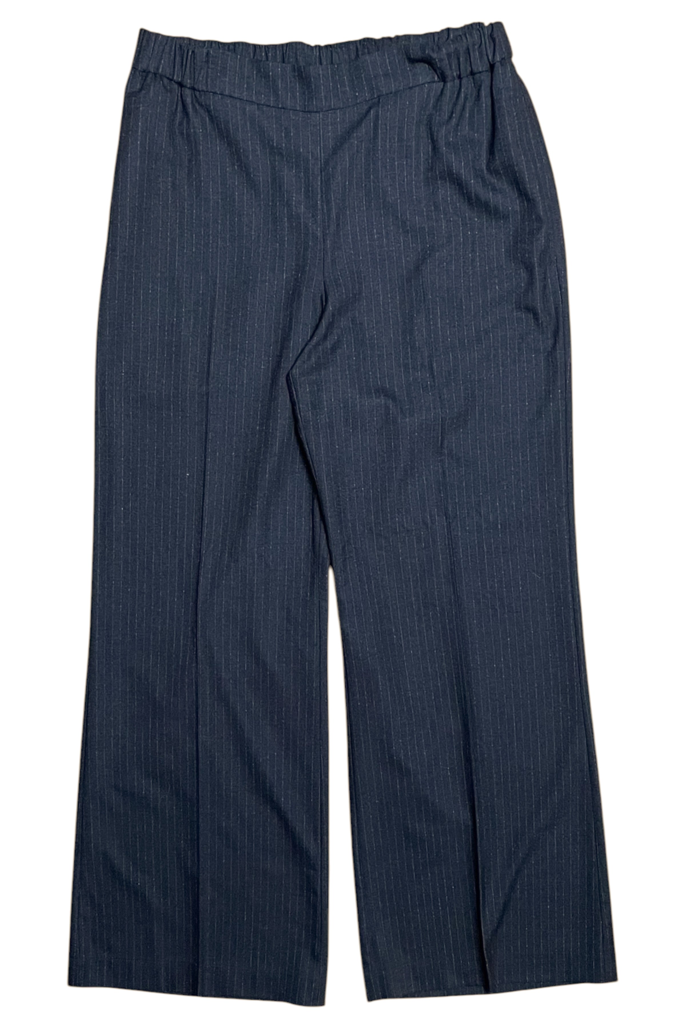 Wide Leg Pinstripe Pants