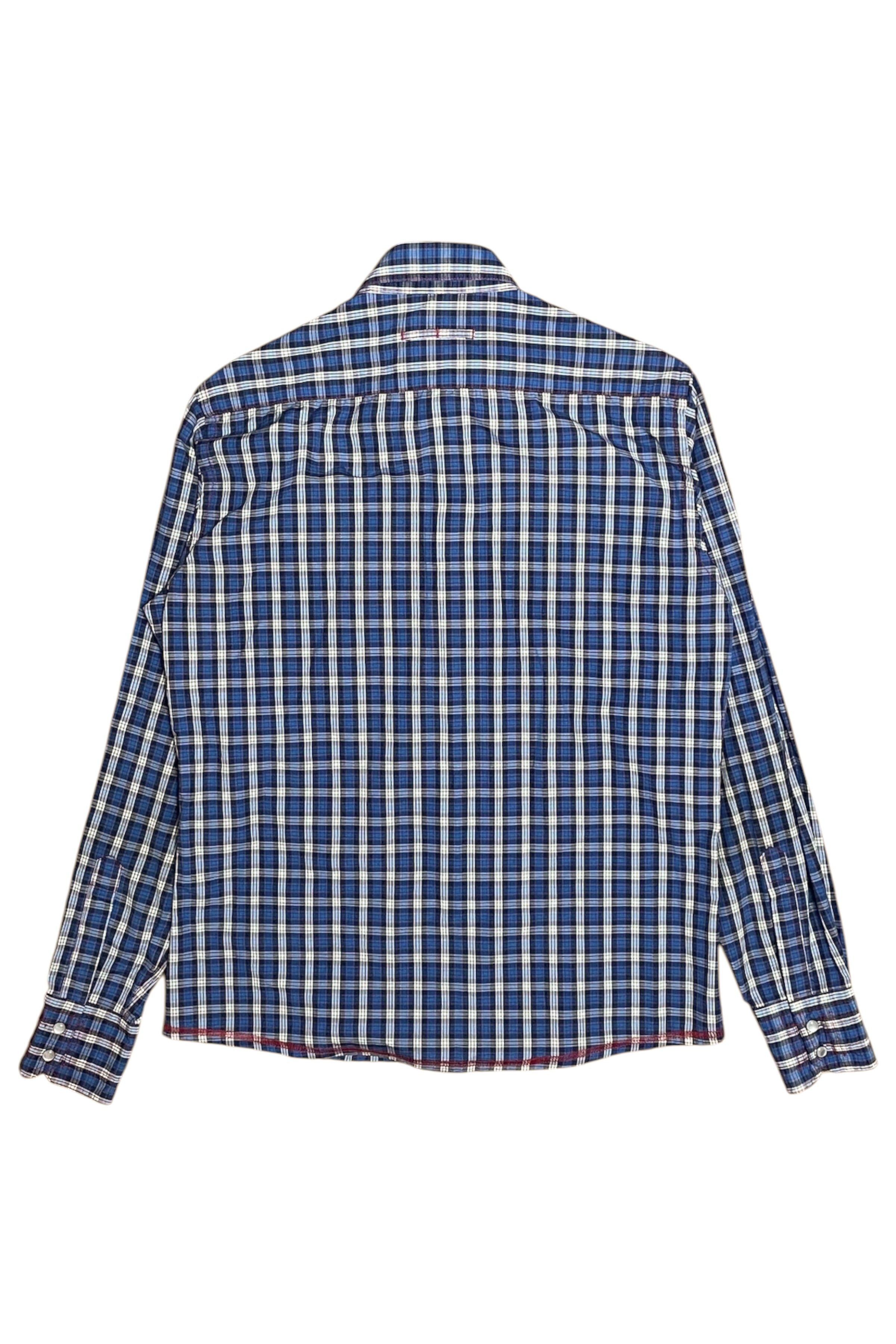 Plaid Button-Up Shirt