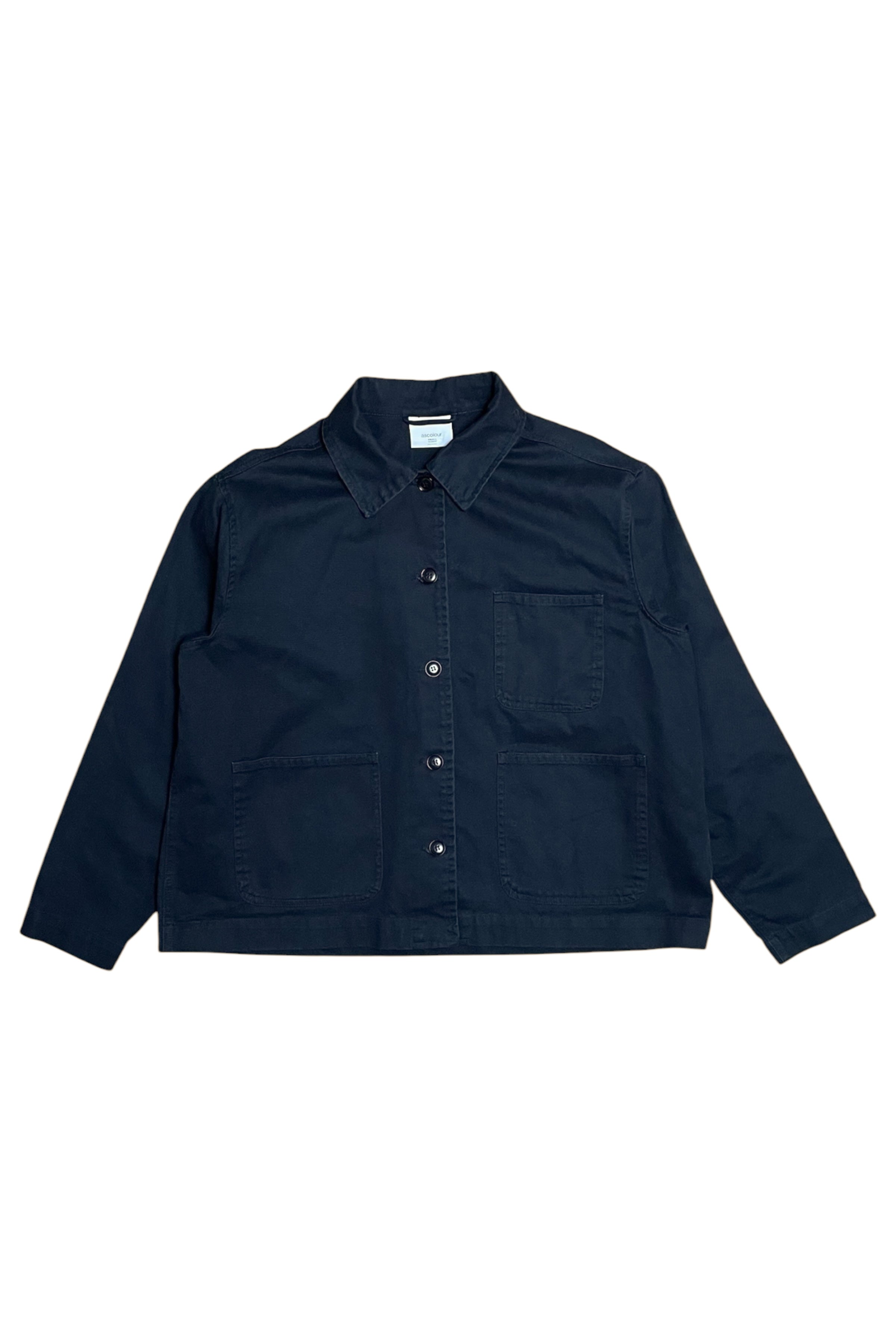 Cropped Collared Jacket