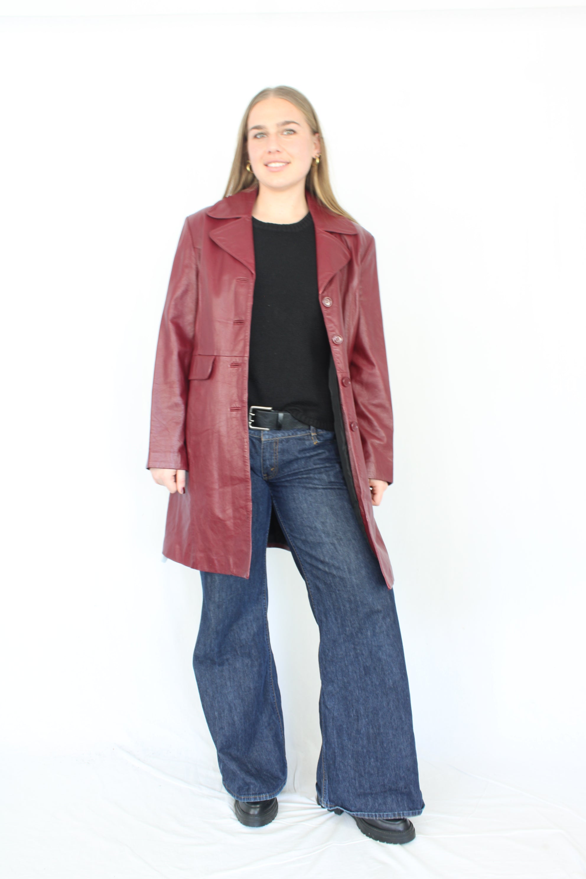 Xtrem Outerwear - Red Leather Coat