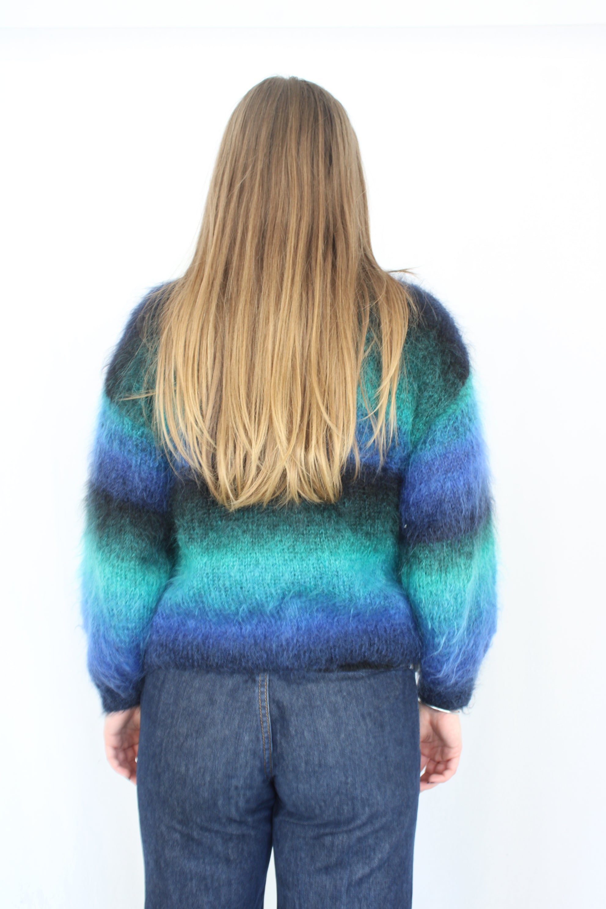 Handmade Gradient Mohair Jumper