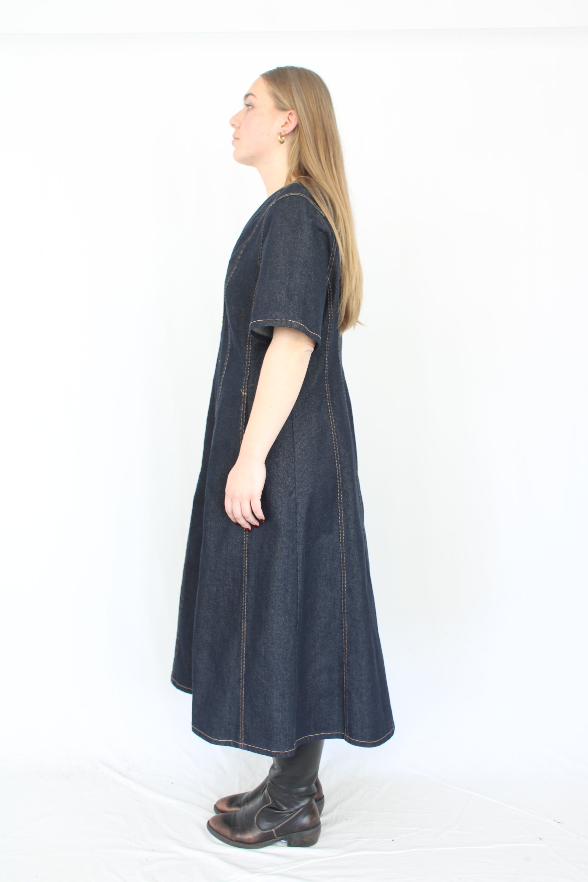 Country Road - Denim Panel Dress