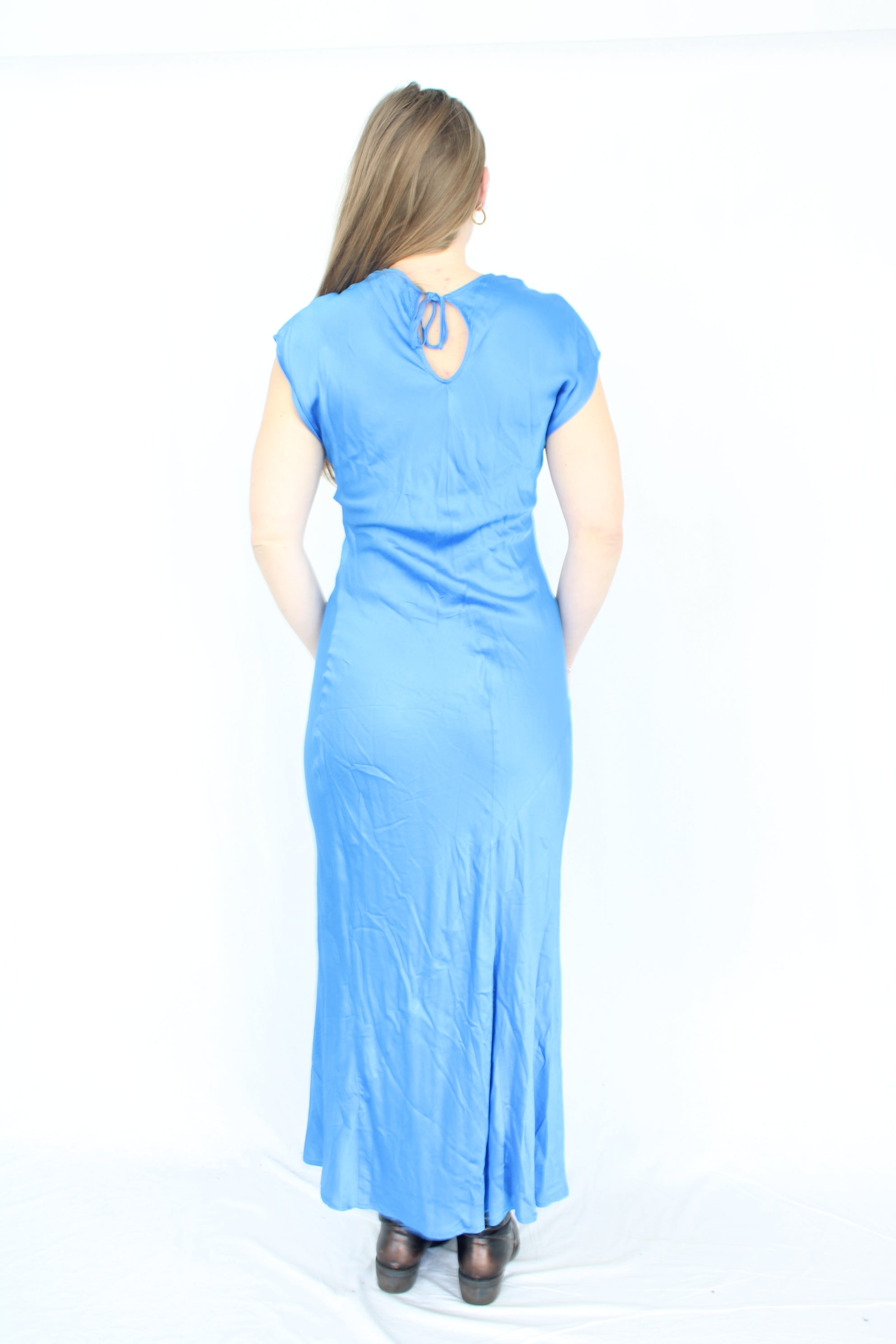 Morrison - Blue Bias Dress