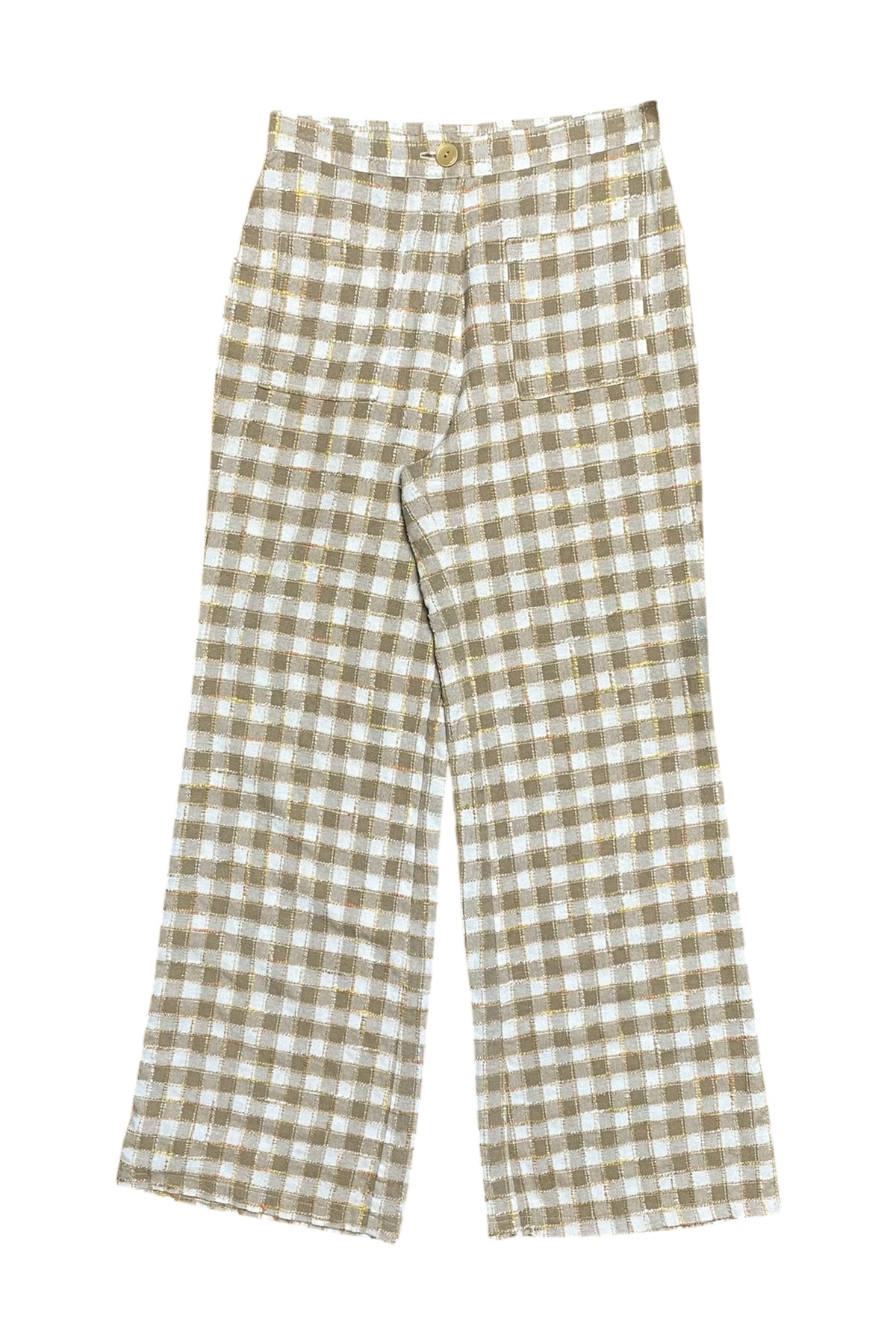 Gingham Square Pocket Pants