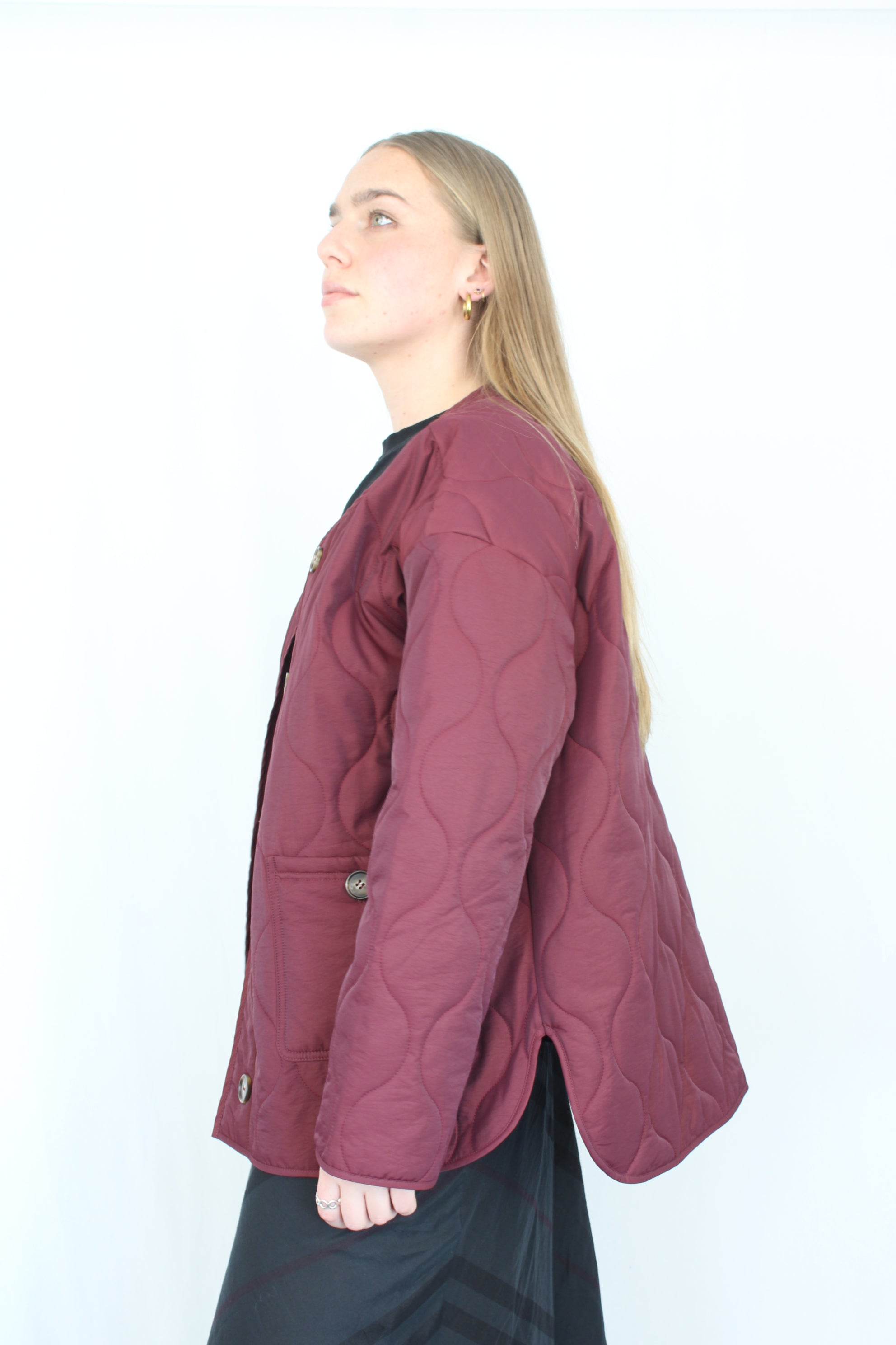 Stories Be Told - Peak Burgundy Shell Jacket
