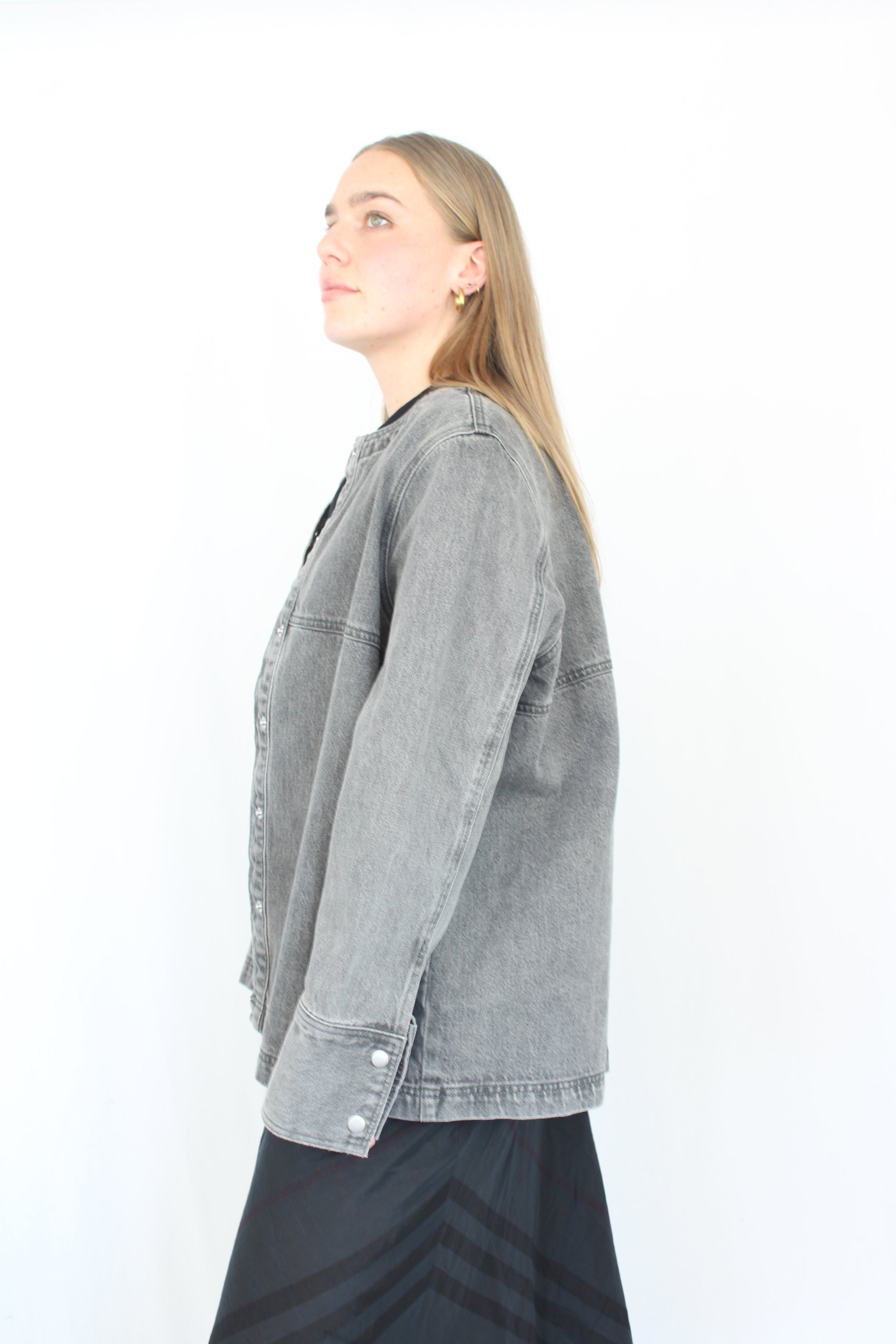Marle - Grey Denim Overshirt