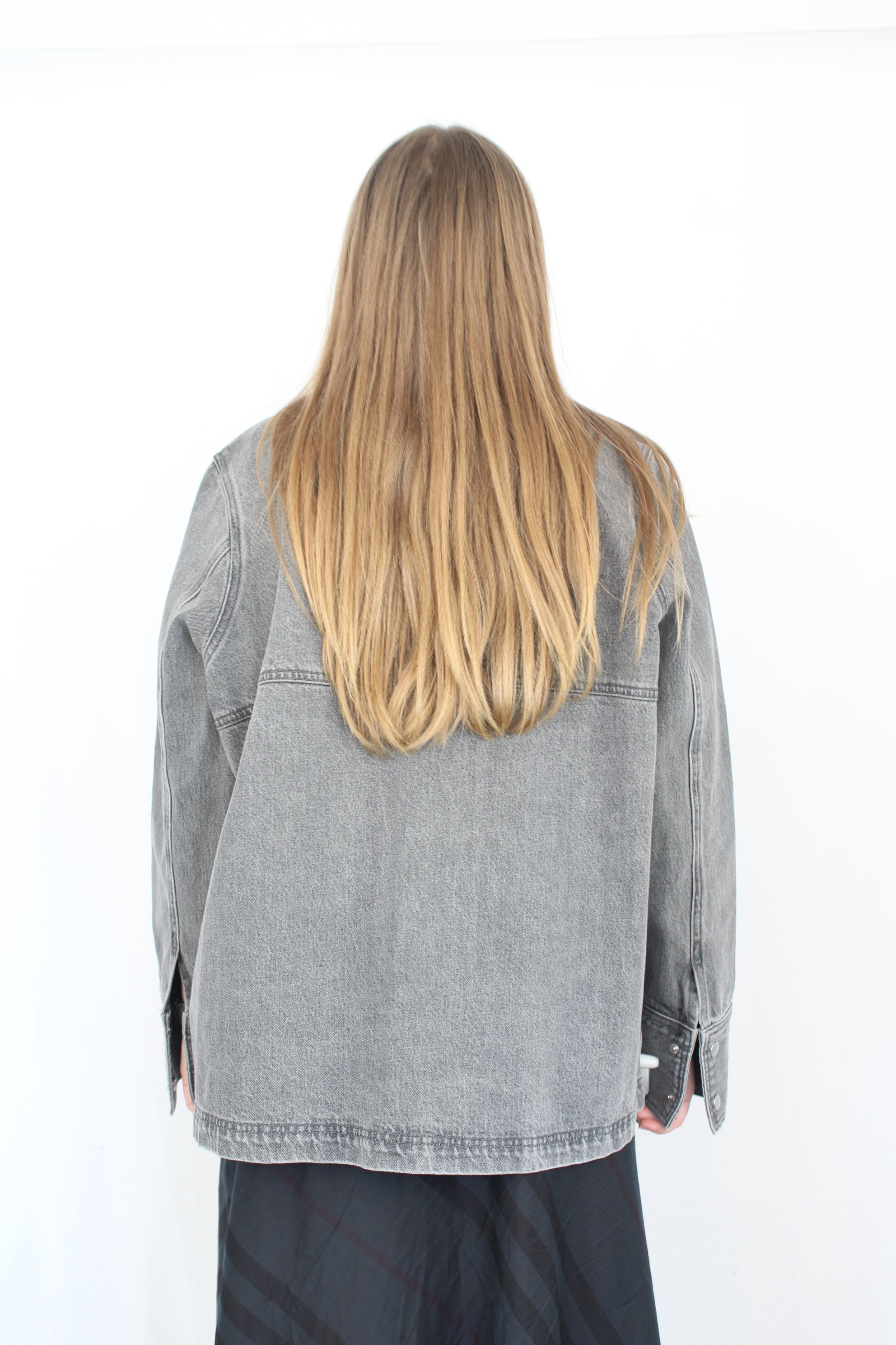 Marle - Grey Denim Overshirt