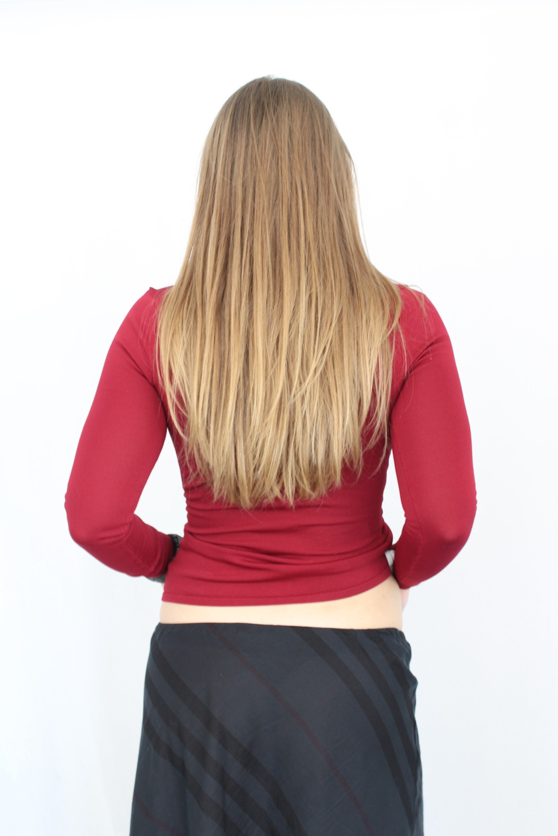 AJE - Cranberry Gianna Top