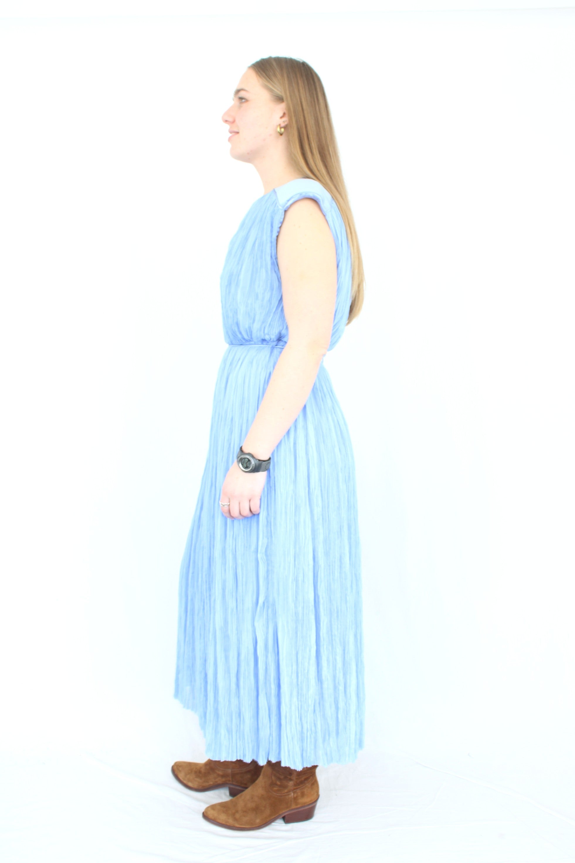 AJE - Solstice Pleated Midi Dress